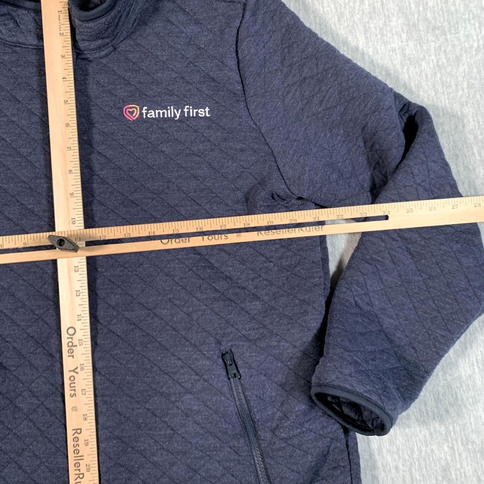 Marine Layer Marine Layer Jacket Mens Large Navy Quilted Full Zip Corbet Heather Pockets Size US L / EU 52-54 / 3 - 7 Thumbnail