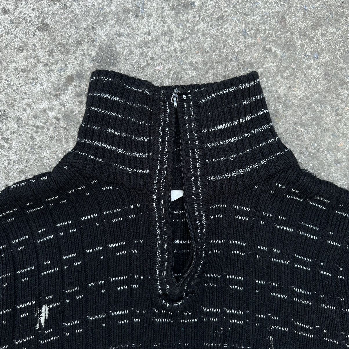 If Only Was True Vintage Japanese Style Zip 1/4 Knit Sweater Y2K 00s USA Size US L / EU 52-54 / 3 - 7 Thumbnail