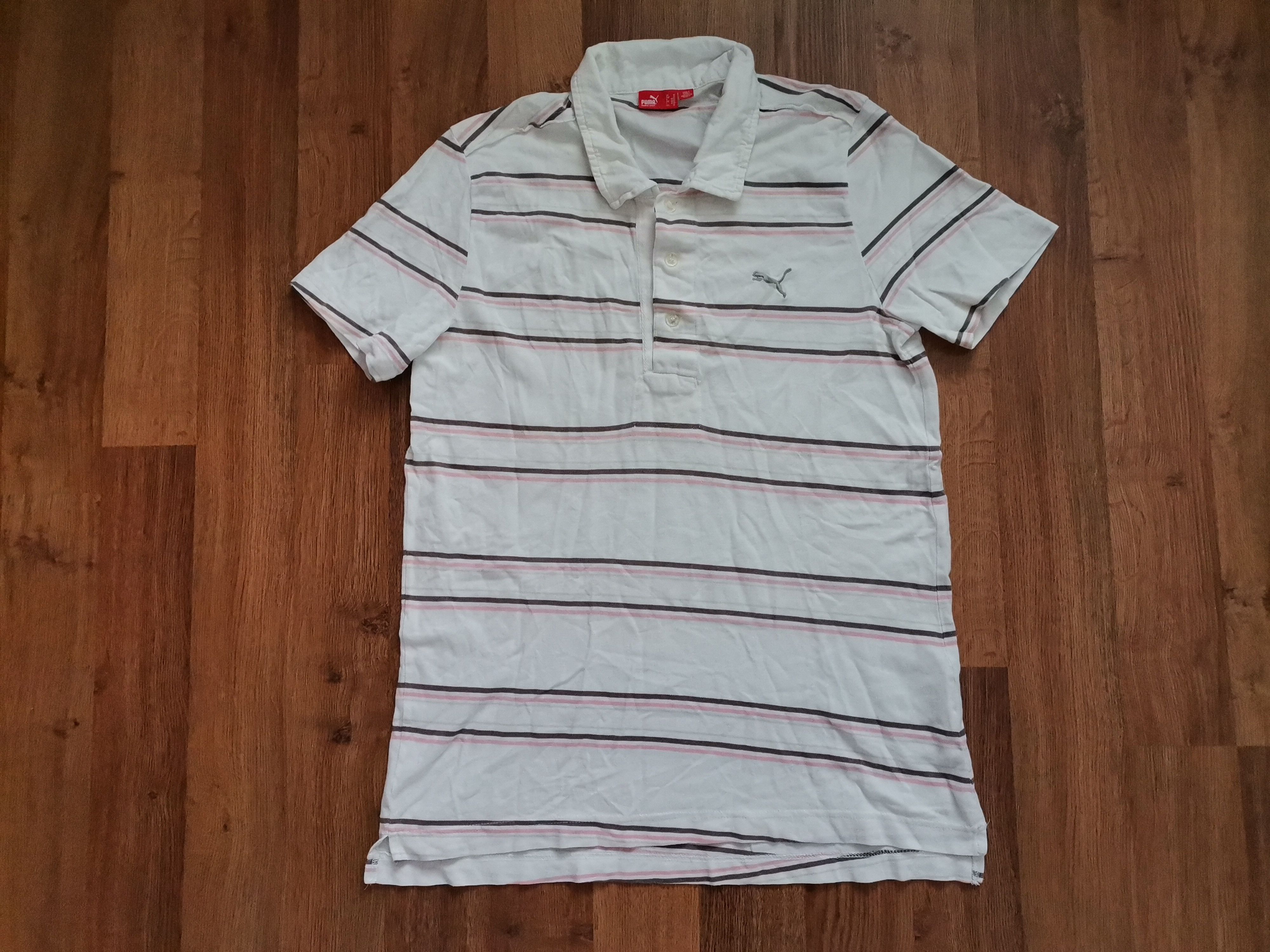 Puma Puma Striped Polo Size US M / EU 48-50 / 2 - 1 Thumbnail