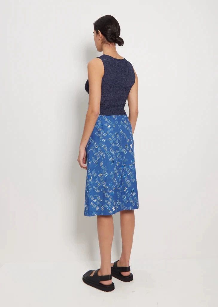 Blue Blue Japan BLUE BLUE JAPAN Indigo Marble Print S Skirt Size 26" / US 2 / IT 38 - 9 Thumbnail