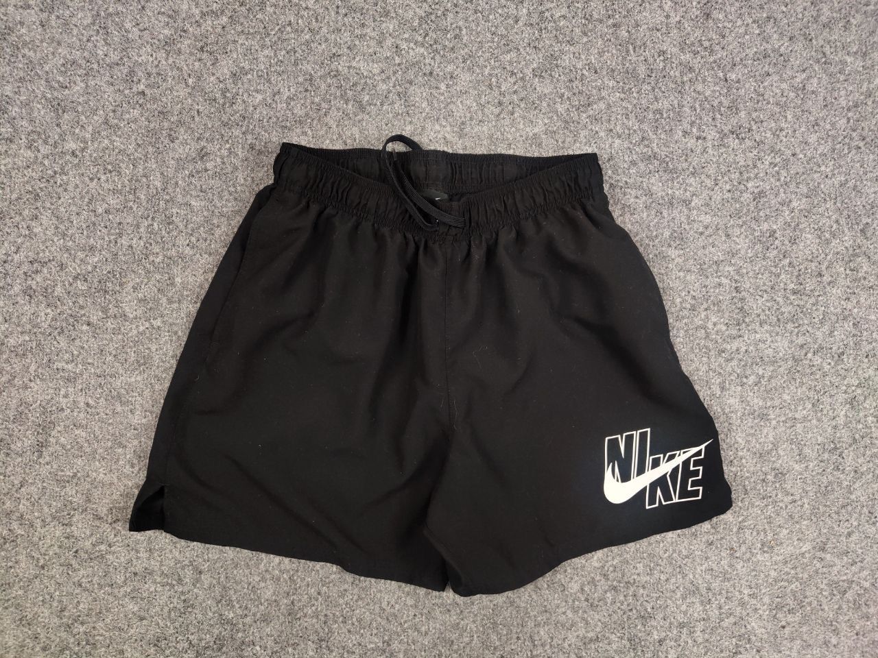 Nike Vintage Nike Black logo Casual Shorts Y2K Style Size US 32 / EU 48 - 6 Thumbnail