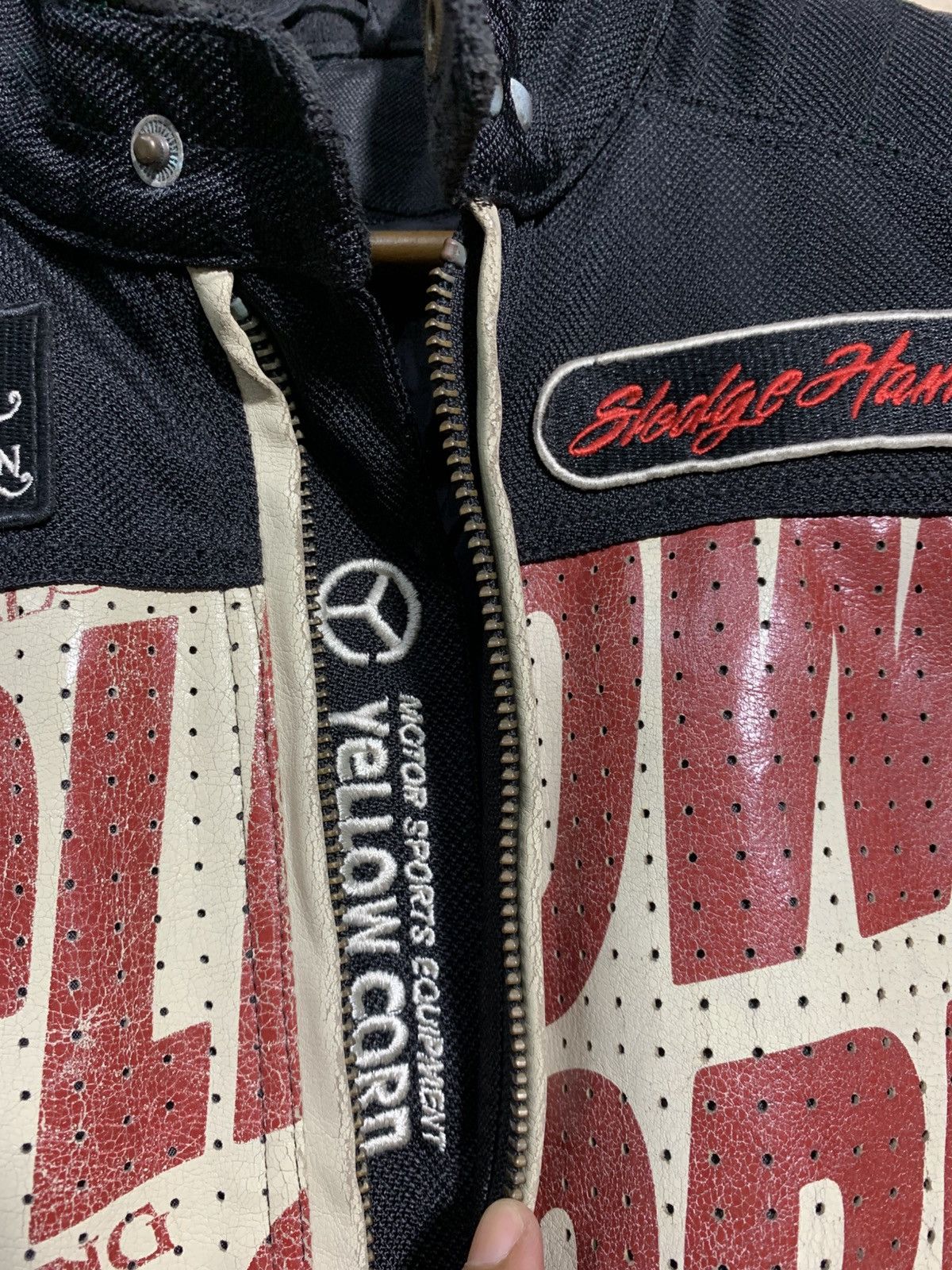 YELLOW CORN 🔥VTG YELLOW CORN SLEDGE HAMMER RACING BIKERS JACKET Size US L / EU 52-54 / 3 - 10 Thumbnail