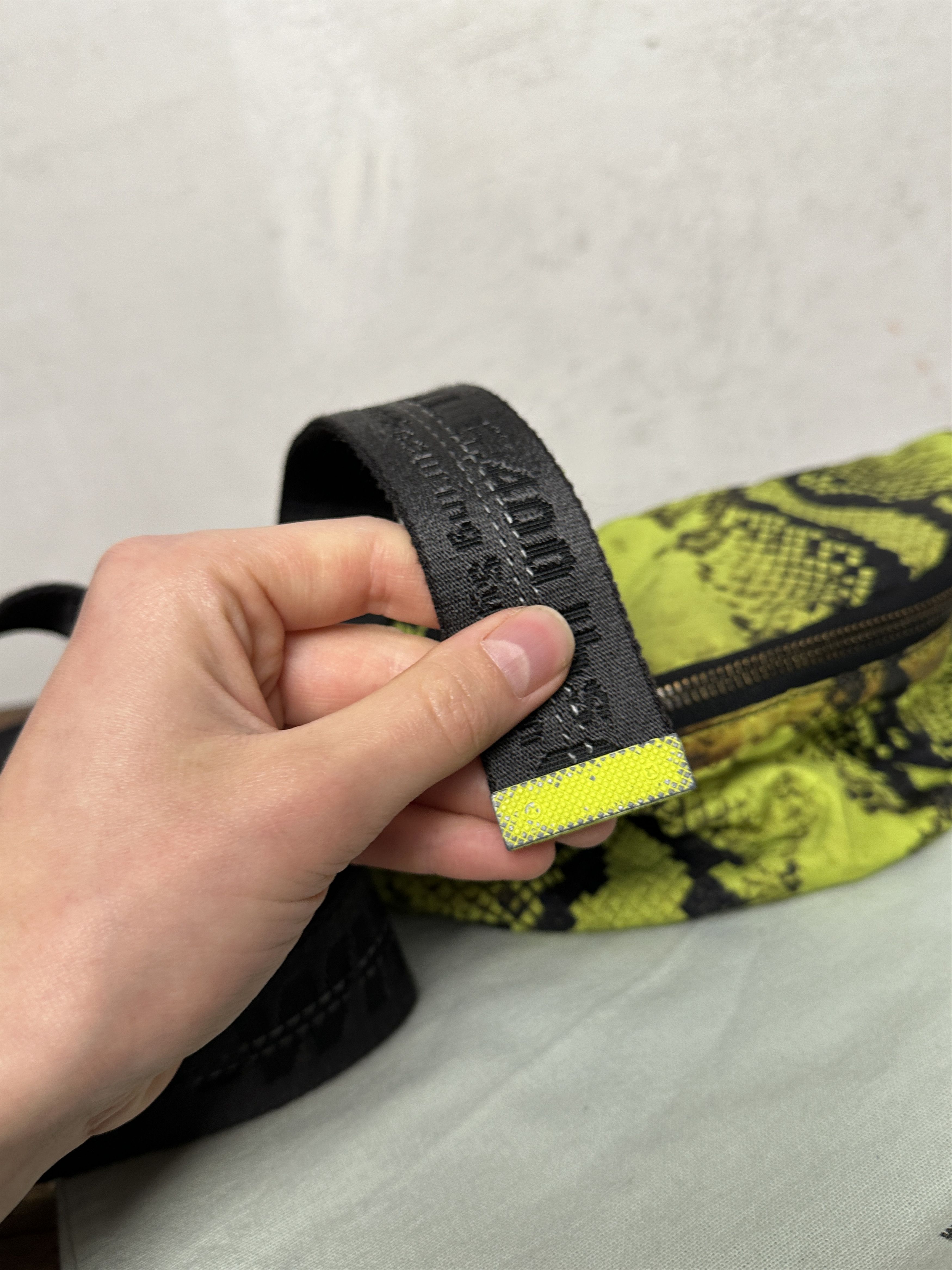 Off-White Off-white Neon Yellow Python-print Belt Bag In Fluo Yellow Size ONE SIZE - 10 Thumbnail