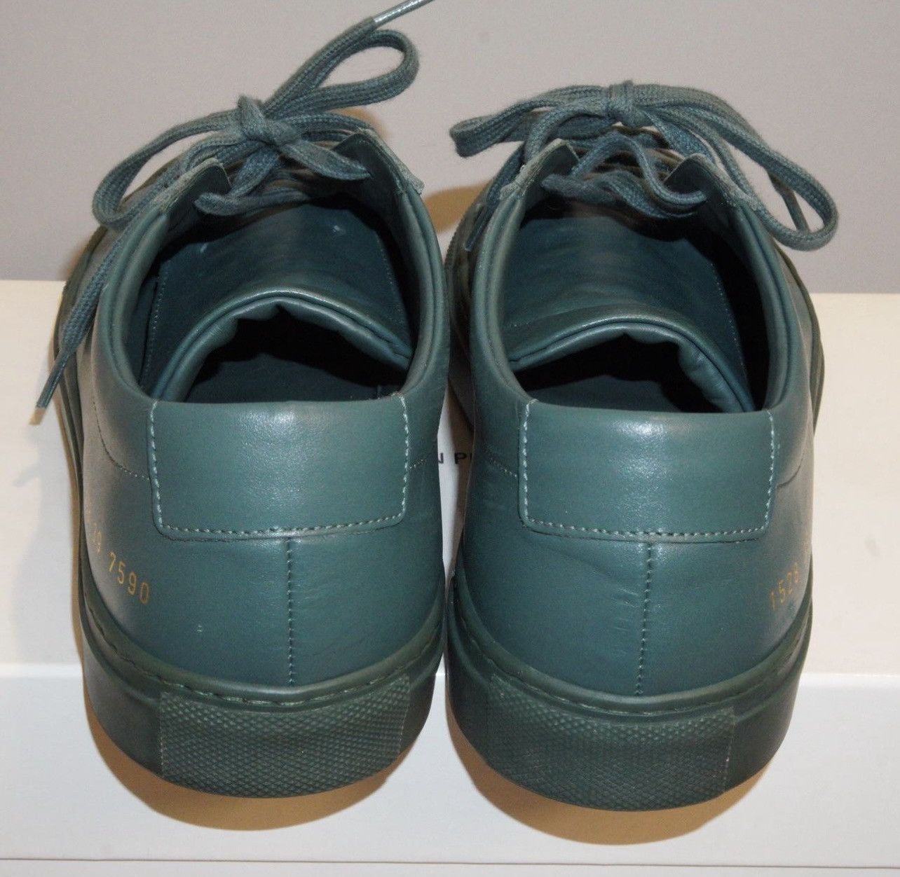 Common Projects COMMON PROJECTS Original Green Achilles Low Sneakers Size US 7 / EU 40 - 5 Thumbnail