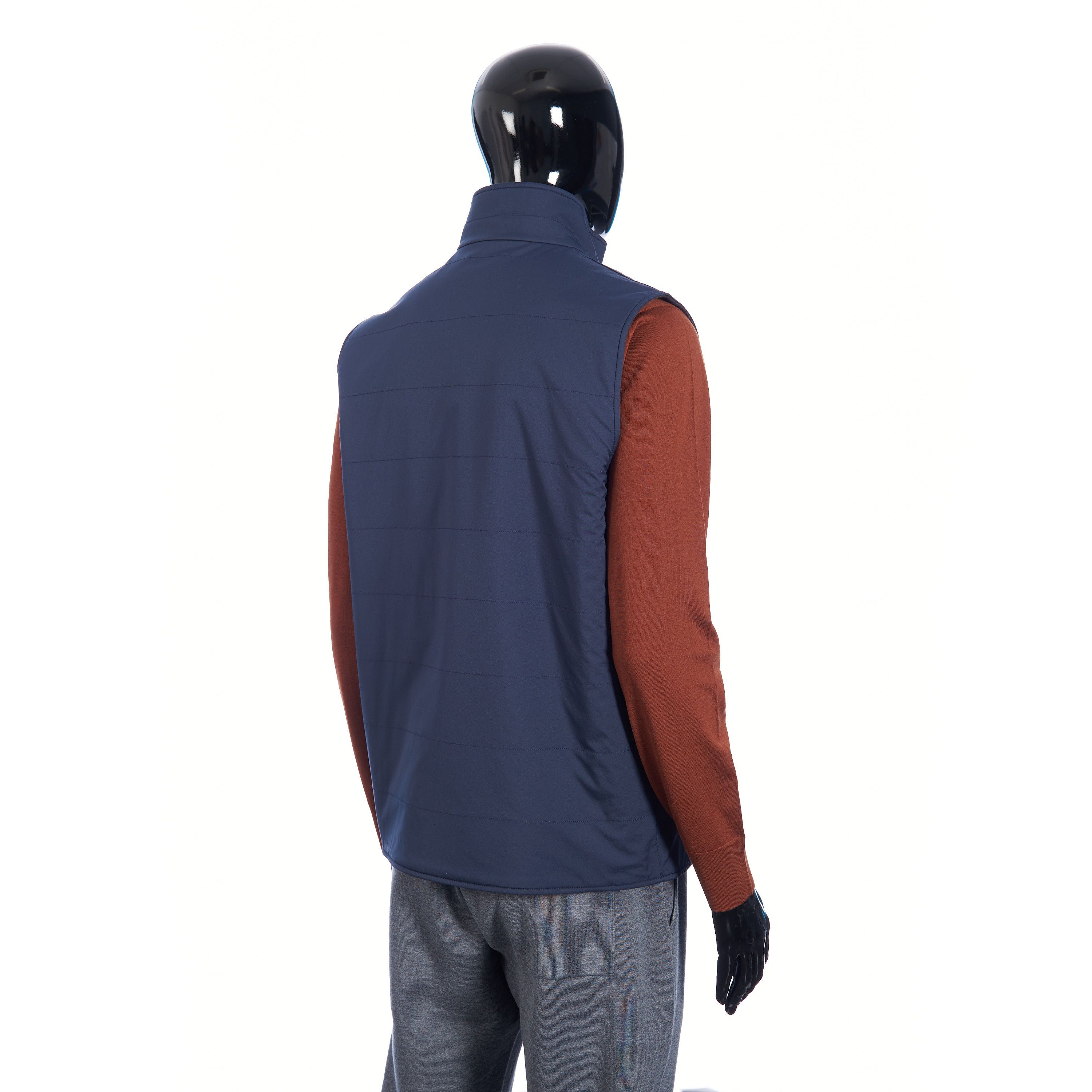 Loro Piana Delray Reversible Vest In Cashmere Storm System Size US M / EU 48-50 / 2 - 7 Thumbnail