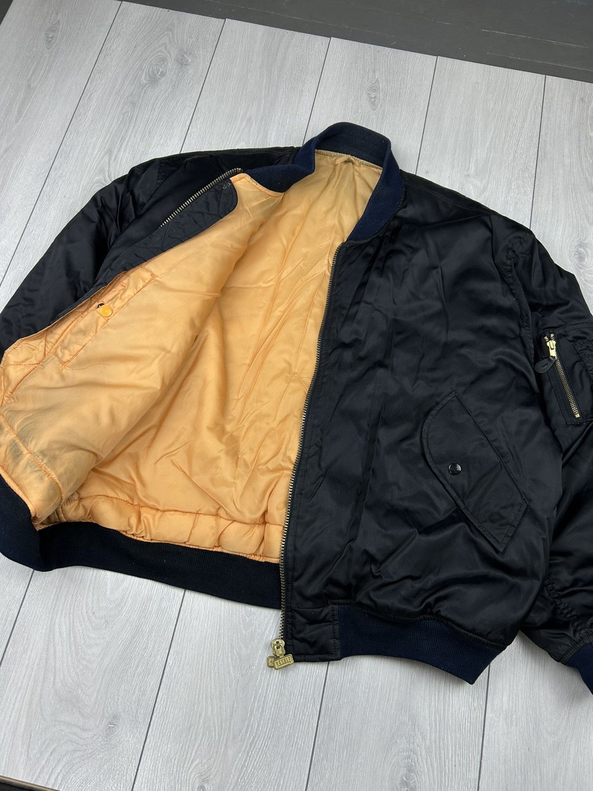 Japanese Brand × Vintage Aviation Flight Vintage Jacket MA-1 USA size XL Size US XL / EU 56 / 4 - 5 Thumbnail