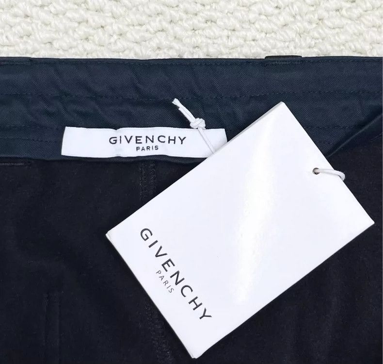 Givenchy Givenchy SizeM Black side jacquard knit 4G letter logo trou Size US 29 - 3 Thumbnail