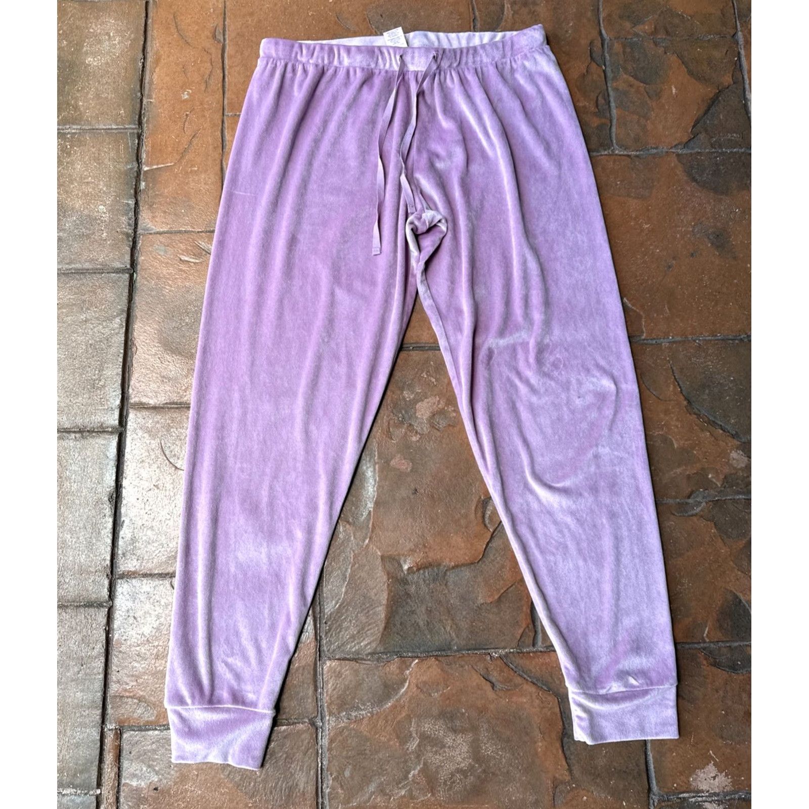 Juicy Couture VINTAGE Juicy Couture Pink Velour Sweatpants Joggers Women Medium Rhinestones Logo Pants Size 32" / US 10 / IT 46 - 3 Thumbnail