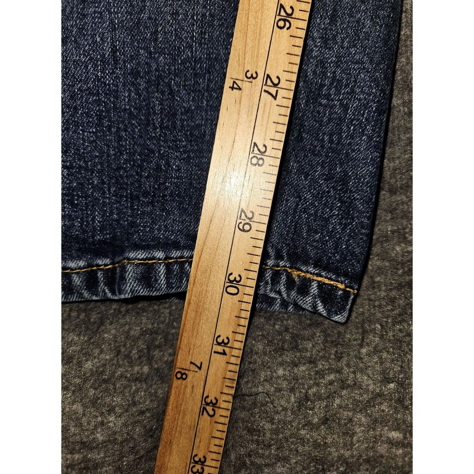 Levi's Levi's 505 Jeans Men 42x32 Blue Stretch Straight Leg Denim Big & Tall Size US 42 / EU 58 - 4 Thumbnail
