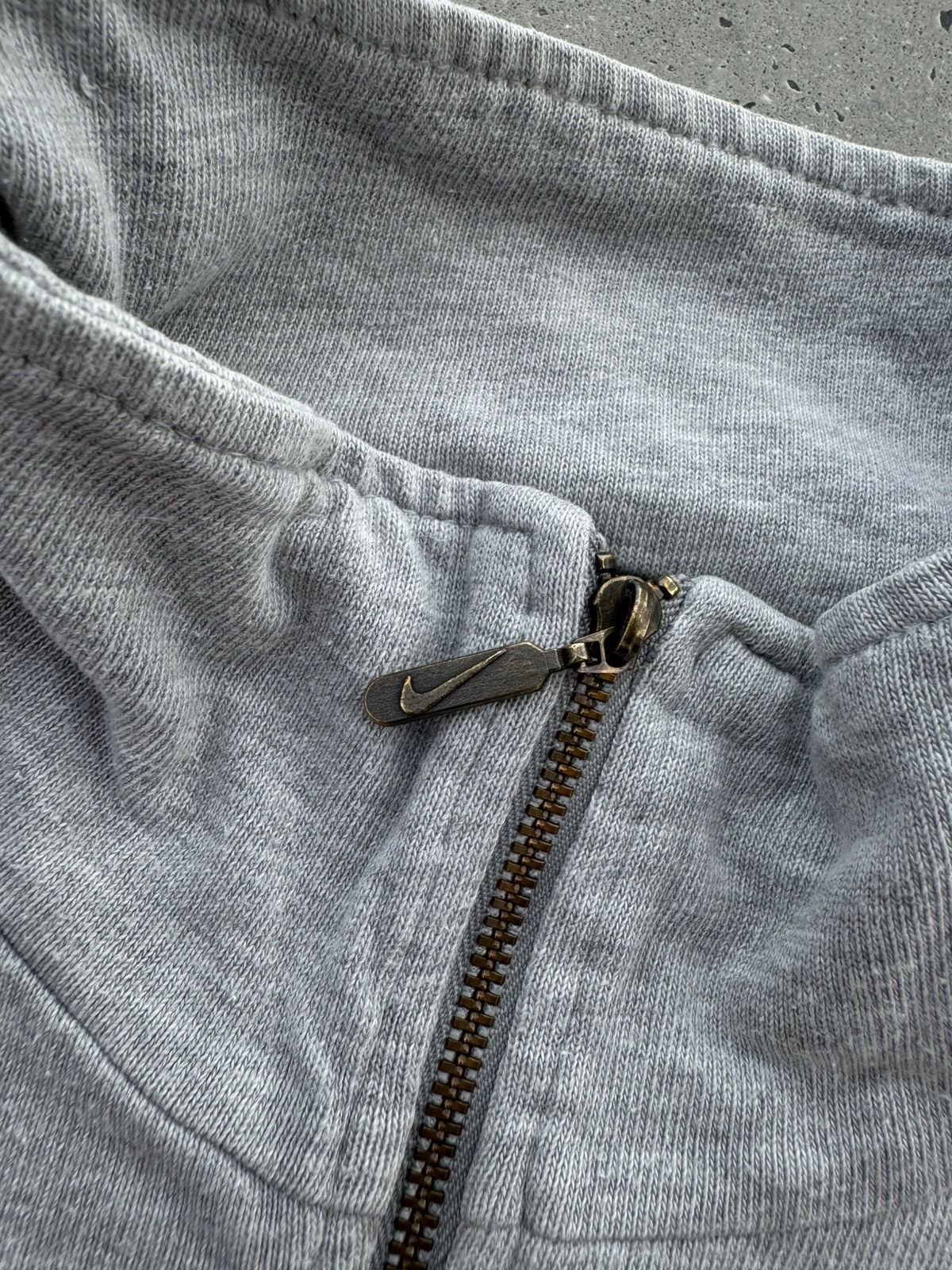 Nike × Vintage 90s Vintage Nike Y2k 3/4 Zip sweatshirt longsleeve Size US L / EU 52-54 / 3 - 4 Thumbnail