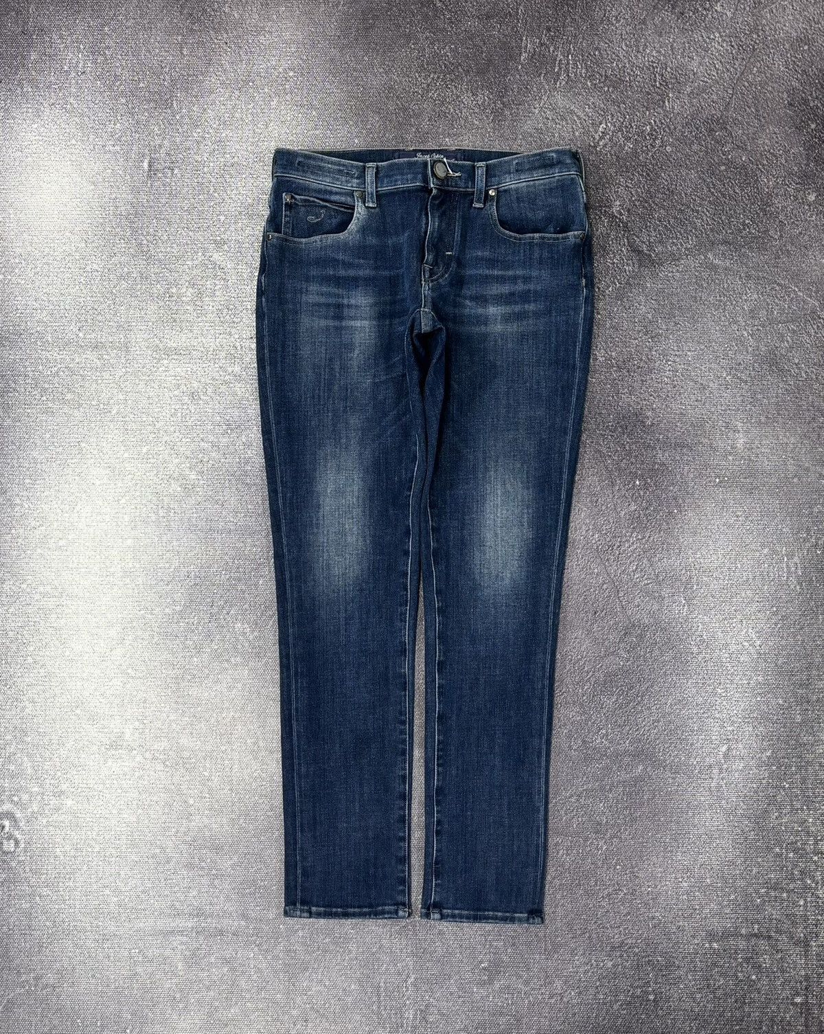 Jacob Cohen Jacob Cohen Women’s Italian Premium Blue Tapered Denim Jeans Size 25" / US 0 / IT 36 - 2 Thumbnail