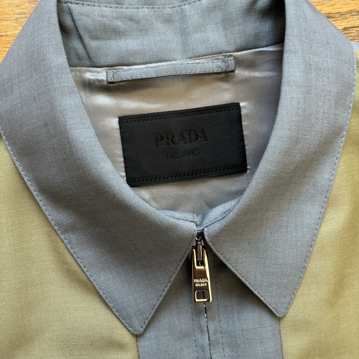 Prada SS2018 Wool/Mohair Colorblock Bowling Jacket Size US S / EU 44-46 / 1 - 6 Thumbnail