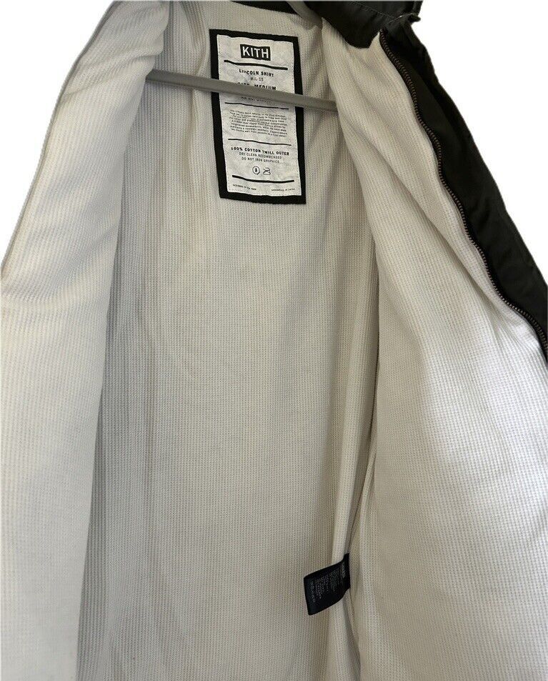 Kith Kith Lincoln Shirt Jacket Olive Green Cotton Twill Wire Lin Size US M / EU 48-50 / 2 - 4 Thumbnail