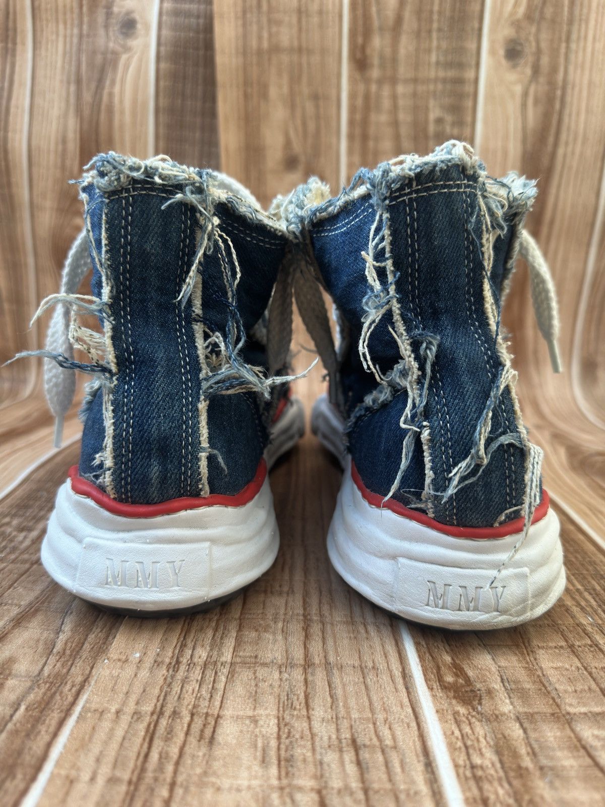 Maison MIHARA YASUHIRO × Nigel Cabourn MMY Denim x Nigel Cabourn Melted Sole Sneakers Size US 8 / EU 41 - 15 Thumbnail