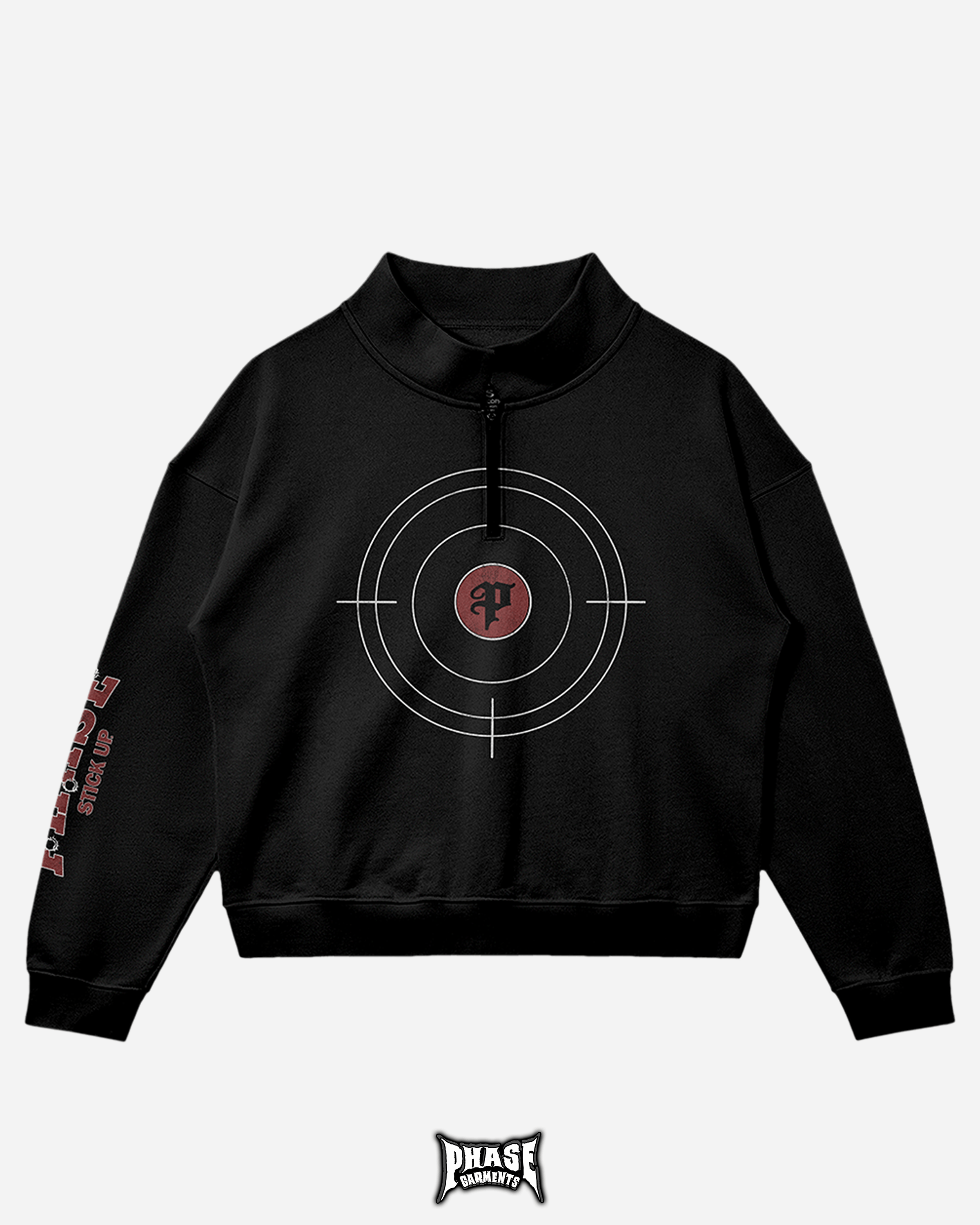 PHASE Garments Stick Up Quarter-Zip Sweatshirt Size Medium Size US M / EU 48-50 / 2 - 1 Thumbnail