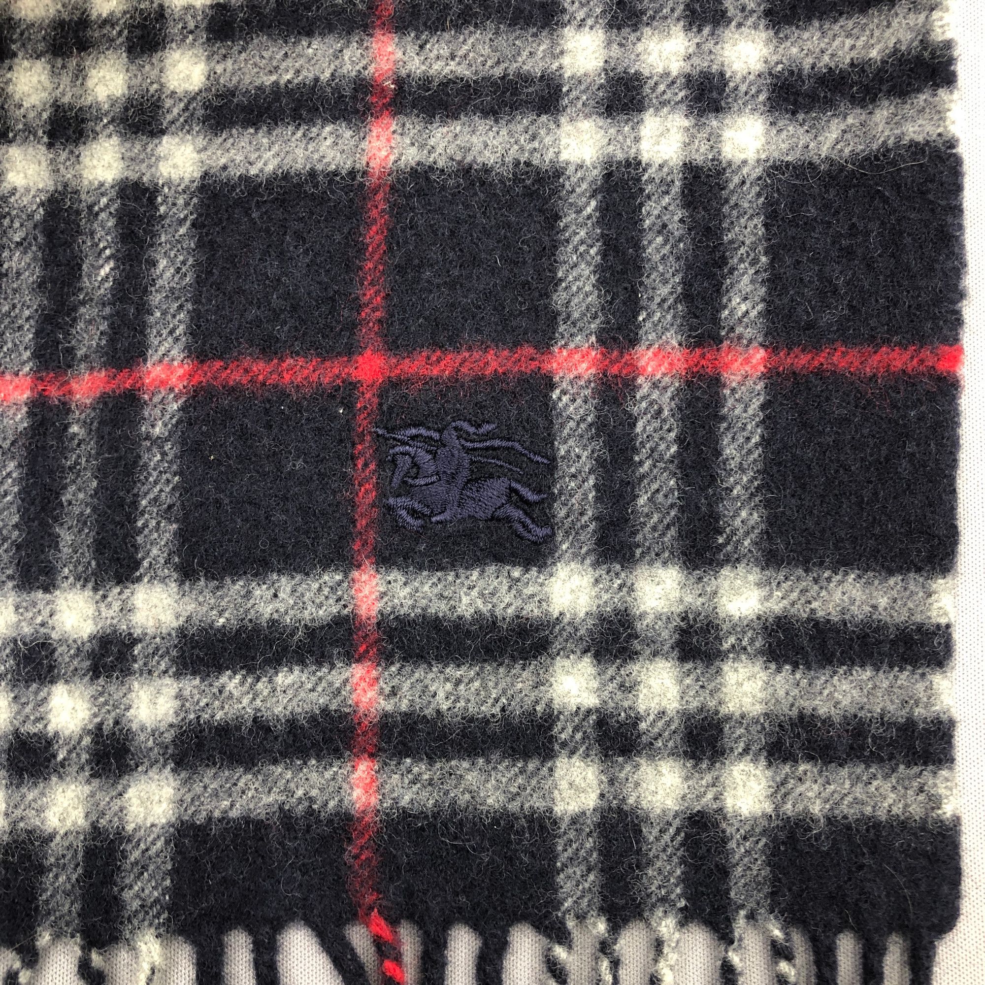 Burberry Vintage Burberry Scarf Muffler Wool Nova Check Neck Scarves Size ONE SIZE - 6 Thumbnail