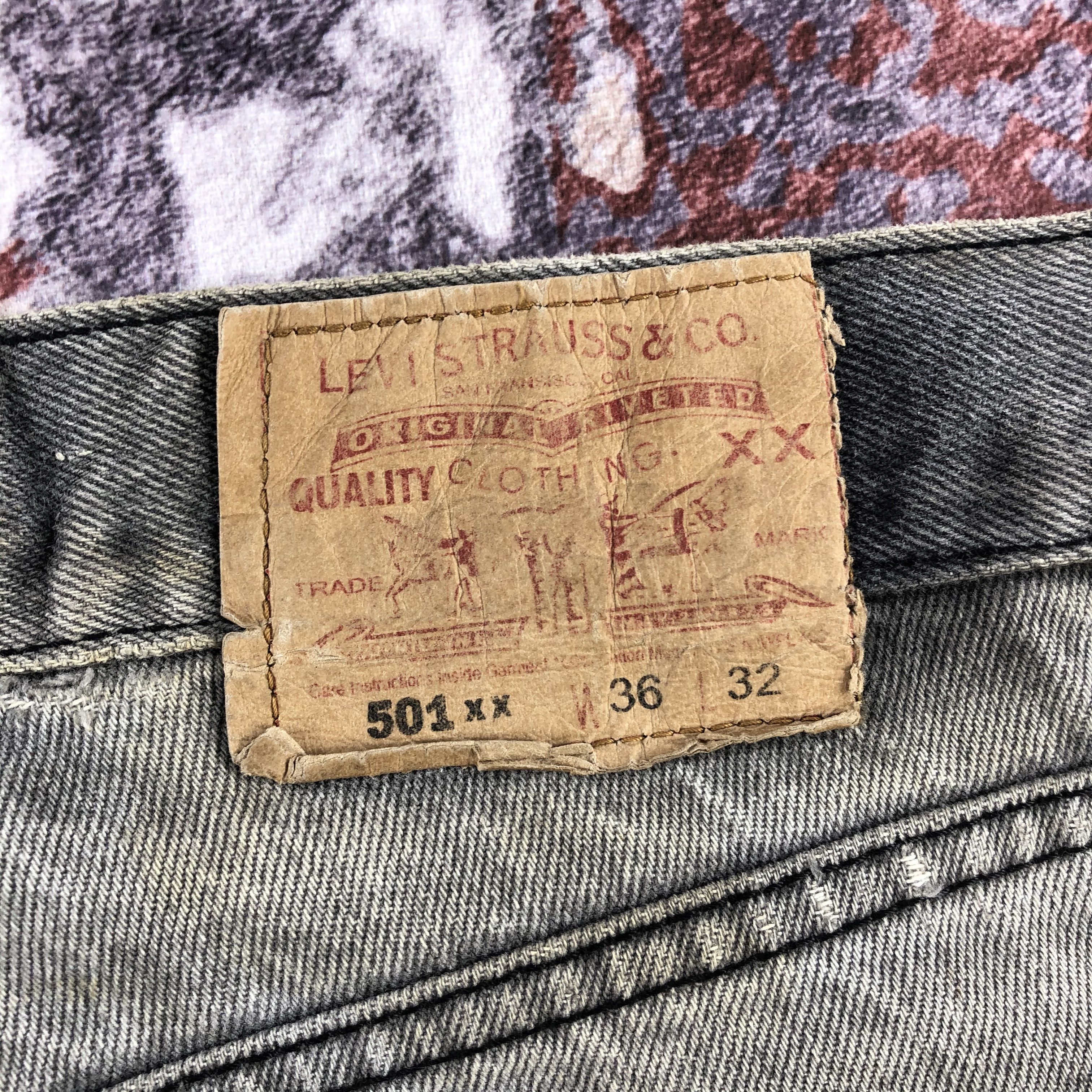 Levi's × Vintage Vintage 90s Levis 501 Earth Tone Jeans-JM2322 Size US 36 / EU 52 - 9 Thumbnail
