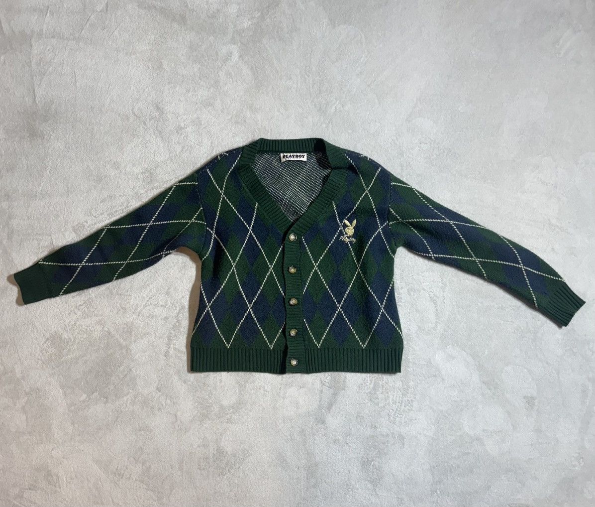 Playboy × Vintage Vintage Playboy Cardigan Size US M / EU 48-50 / 2 - 1 Thumbnail