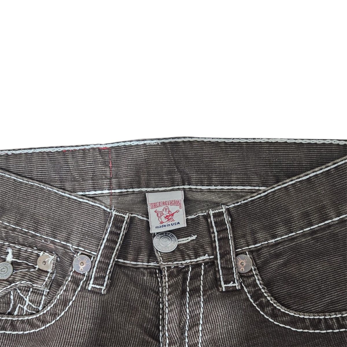 True Religion True Religion Joey Big T Corduroy Jeans ASO Sematary USA Size US 29 - 3 Thumbnail