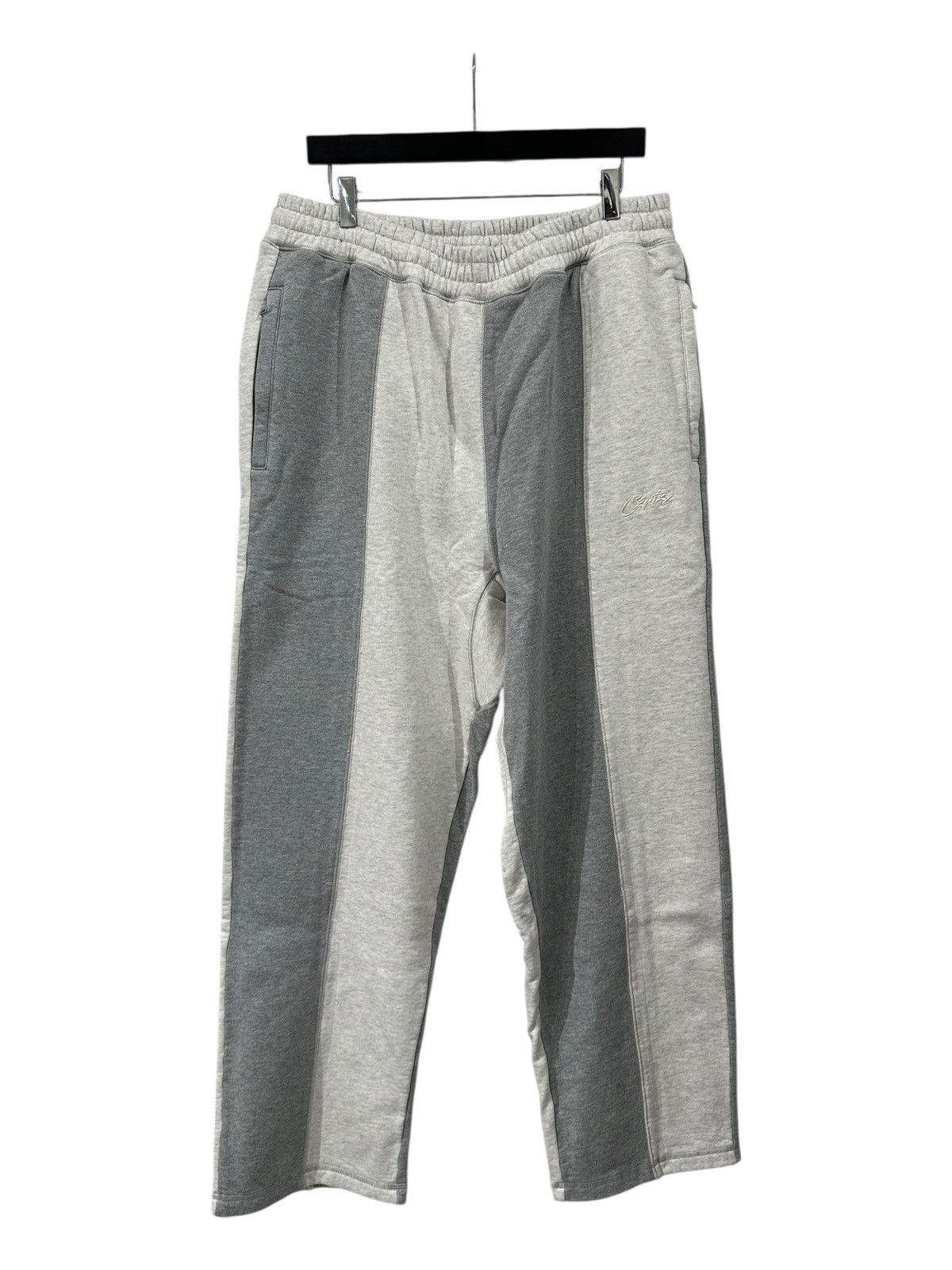 Corteiz Corteiz HMP Contrast Panel Sweatpants Heather Grey Size L Size US 34 / EU 50 - 1 Thumbnail