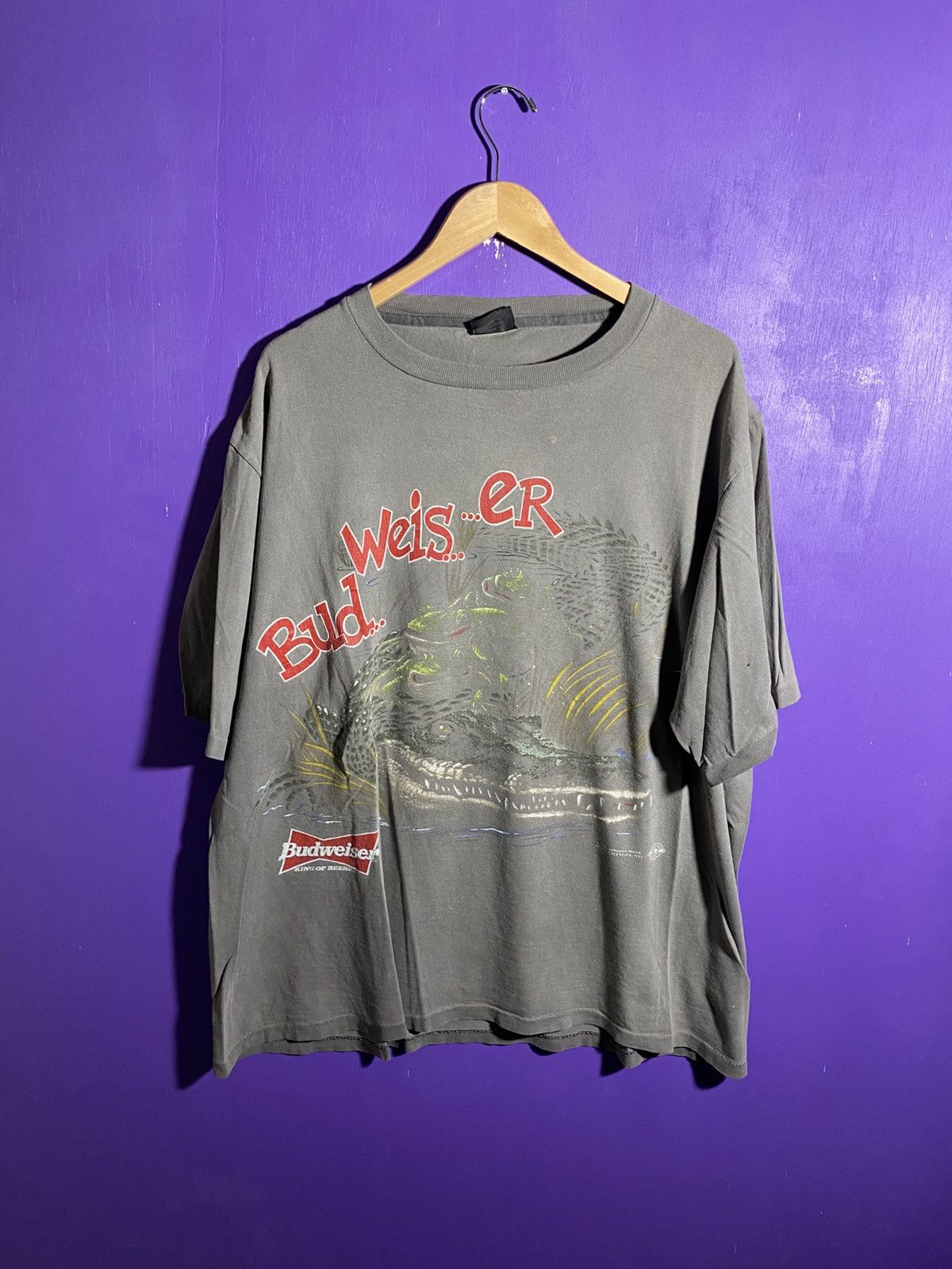 トップス 90s Budweiser great faded tee 90s Budweiser great faded tee