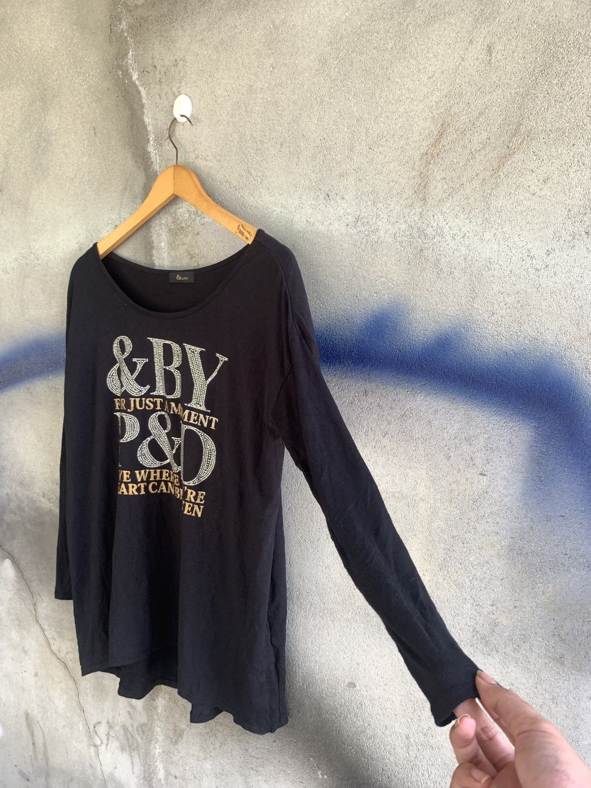 Beauty Beast × If Six Was Nine × Japanese Brand &BYP&D JAPANESE BRAND LONG SLEEVE POEM IFSIX STYLE Size L / US 10 / IT 46 - 2 Thumbnail
