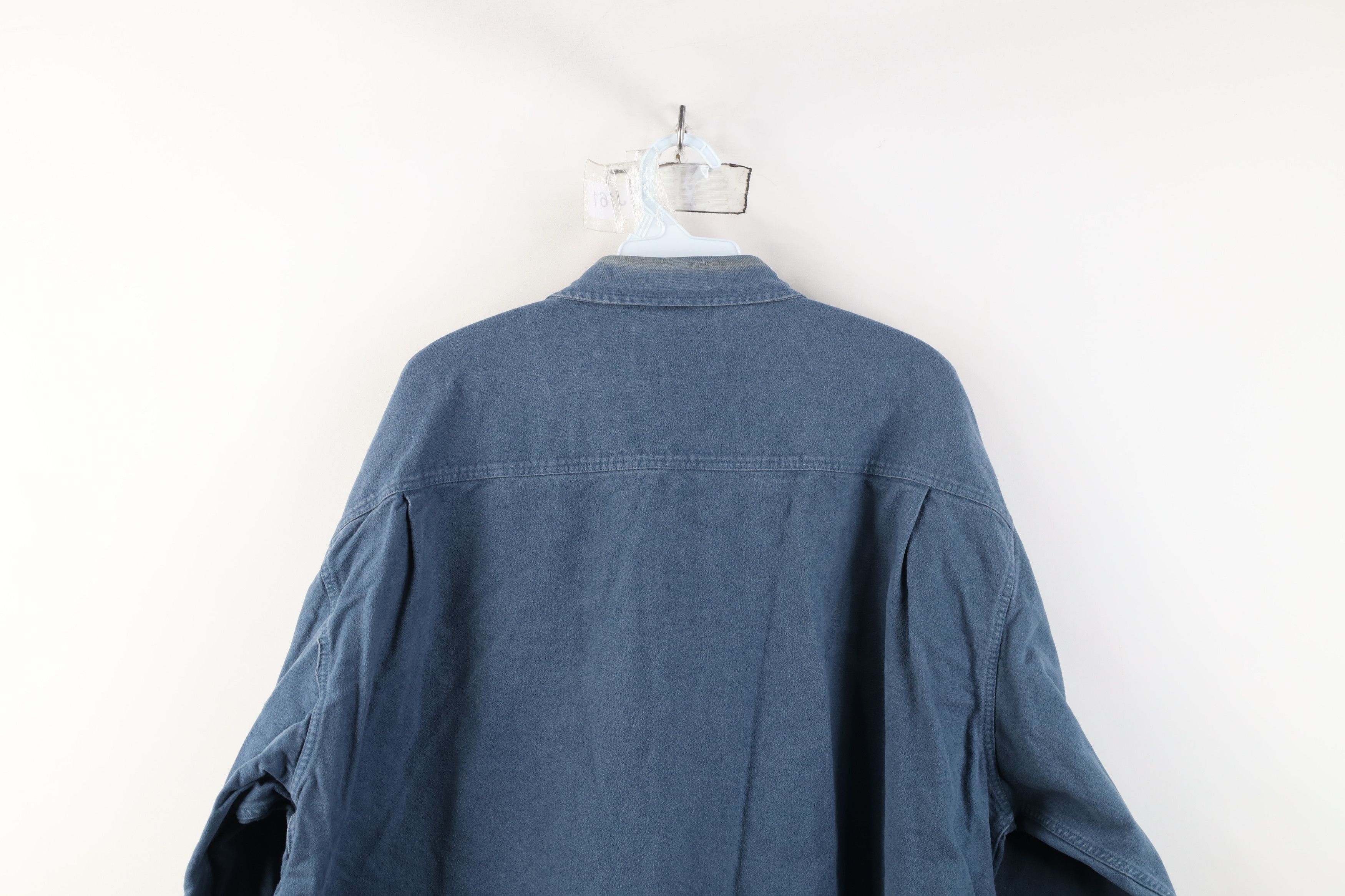 Cabelas Vintage 90s Cabelas Heavyweight Chamois Cloth Button Shirt Size US XXL / EU 58 / 5 - 15 Thumbnail