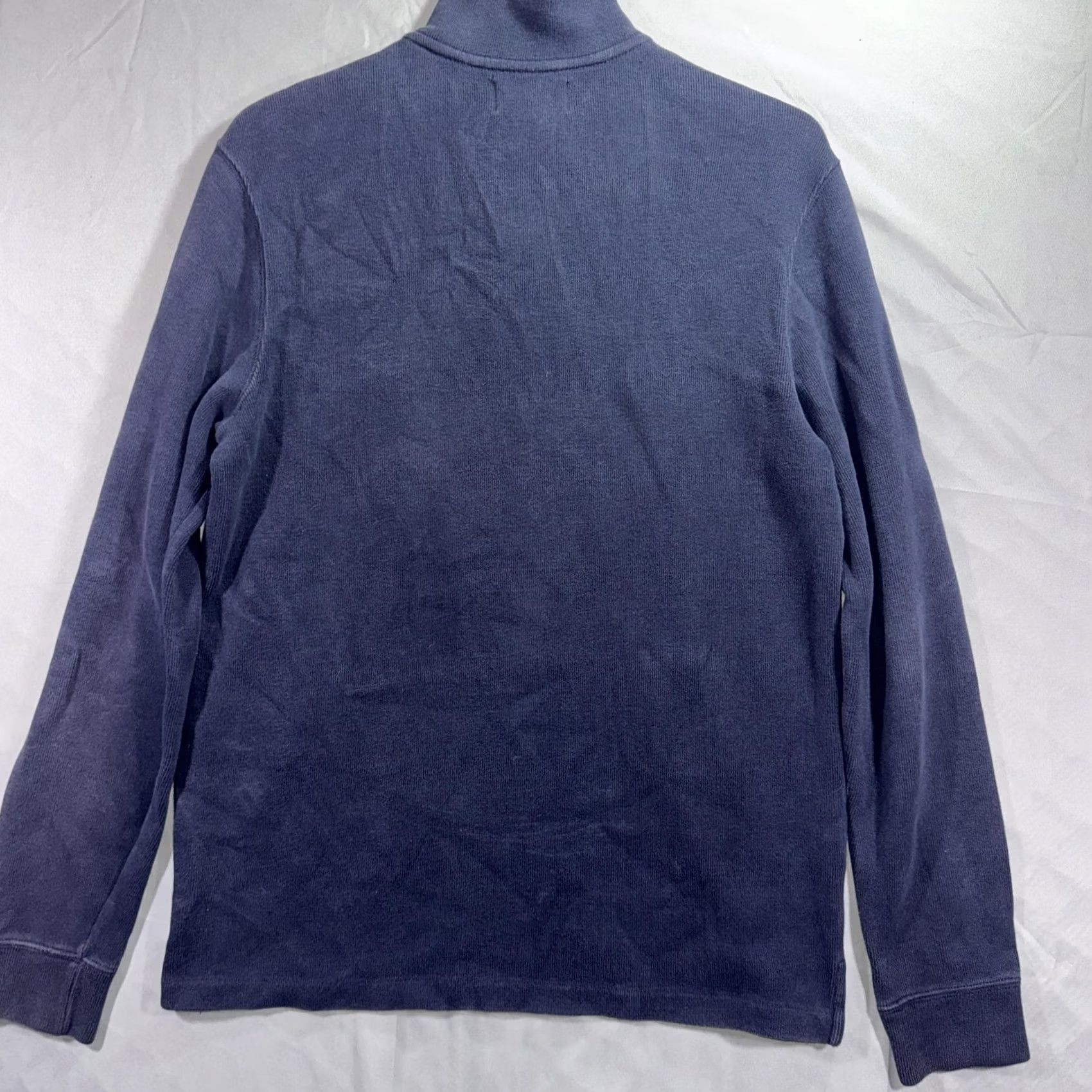 Polo Ralph Lauren Polo Ralph Lauren Sweater Mens M Blue 1/4 Zip Mock Neck Cotton Pony Logo Size US M / EU 48-50 / 2 - 2 Thumbnail