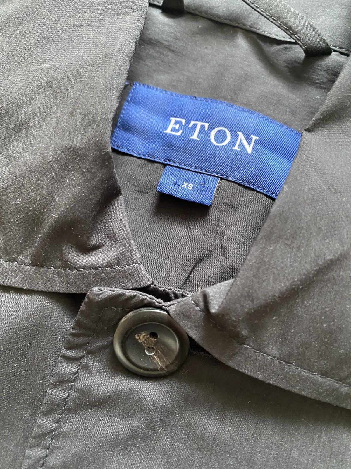Eton Eton Cotton/Nylon Overshirt Jacket black shirt Size US XS / EU 42 / 0 - 2 Thumbnail