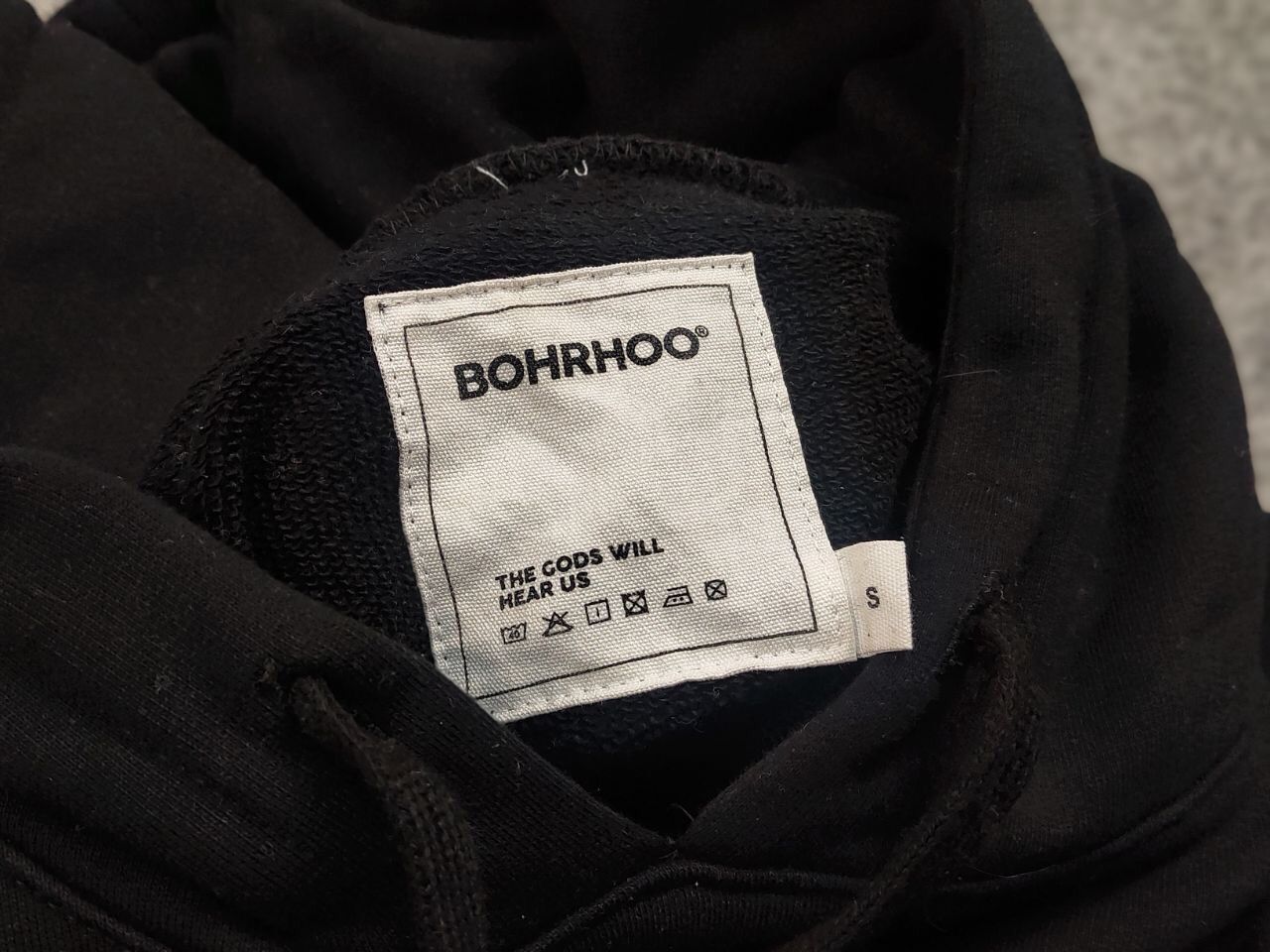 Japanese Brand Bohrhoo Japanese Oversized Black Hooded Avant Garde Size US S / EU 44-46 / 1 - 16 Thumbnail