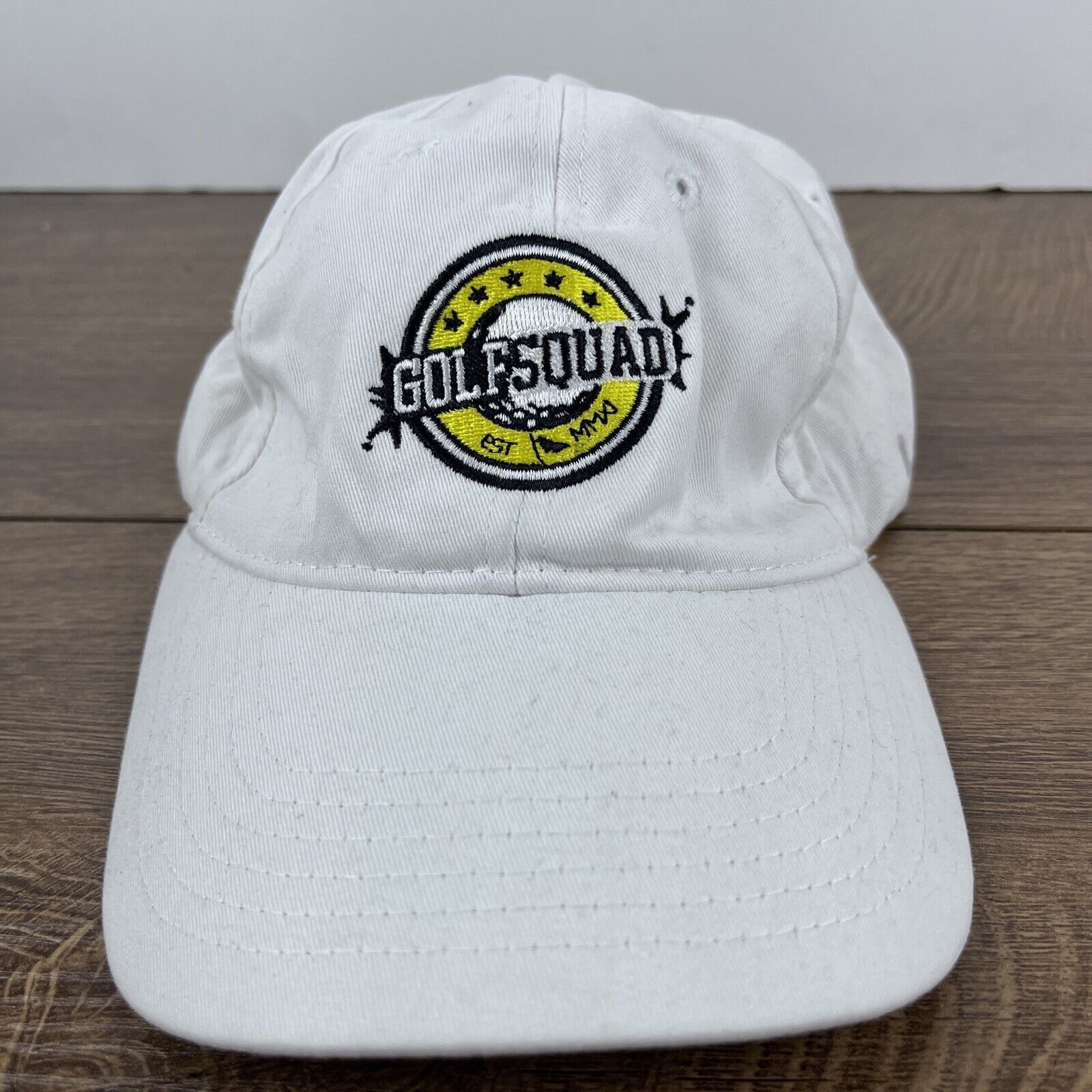 Other Golf Squad Hat White Hat Adjustable White Adult Size Hat Size ONE SIZE - 5 Thumbnail