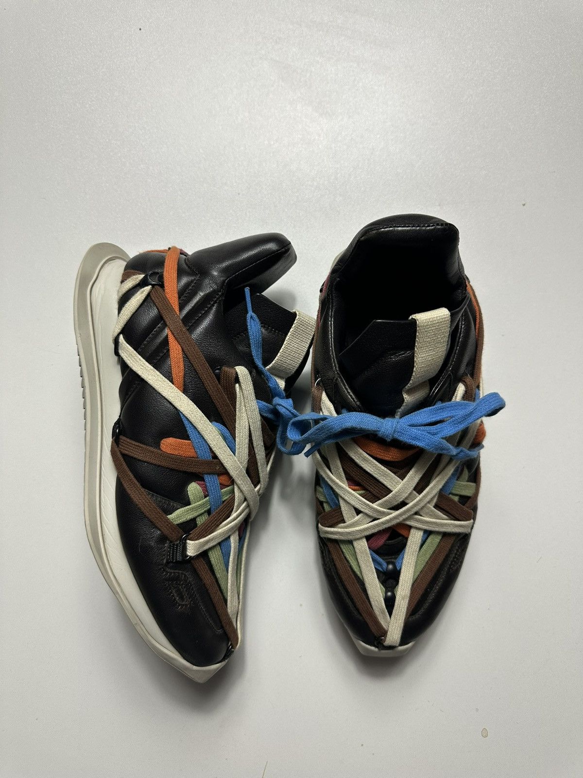 Rick Owens SS20 Rick Owens Tectual Maximal Megalace Runner Size US 7 / IT 37 - 1 Thumbnail
