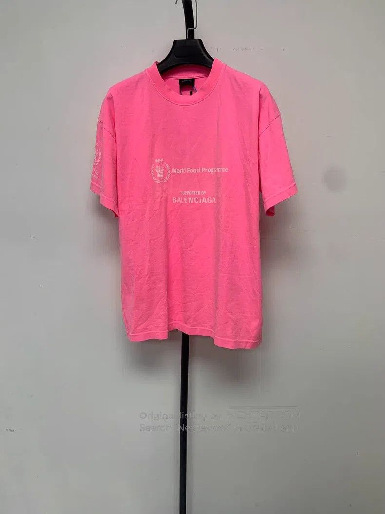 Balenciaga Balenciaga Letter Printed Round Neck Short Sleeve T-Shirt Size US M / EU 48-50 / 2 - 1 Thumbnail