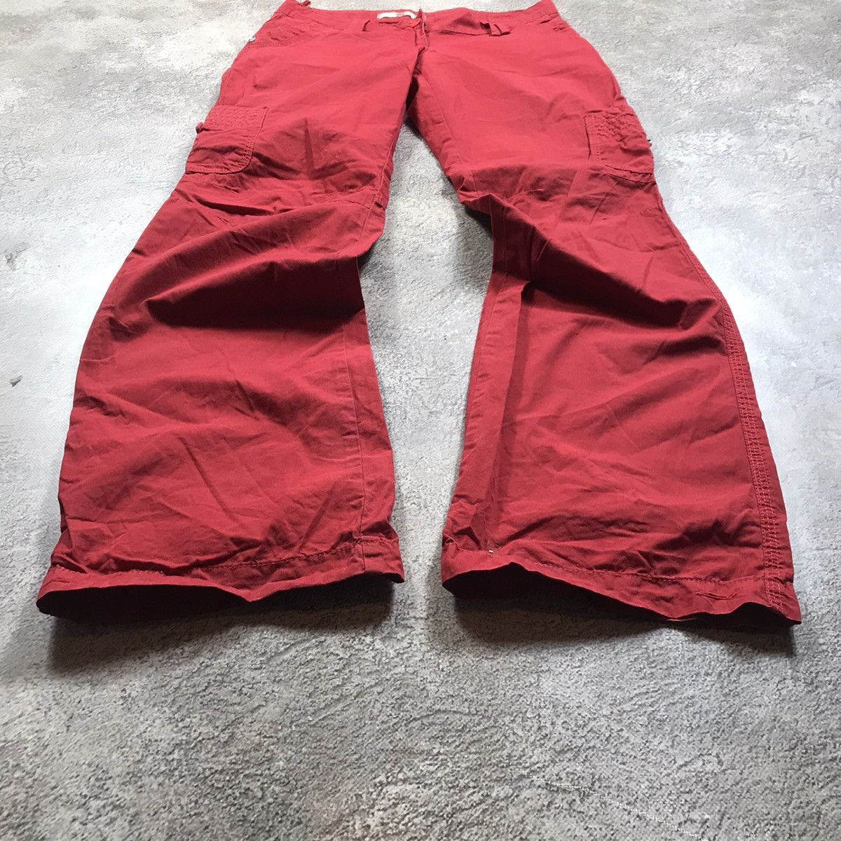 Japanese Brand vintage cargo pants flared low rise japan casual y2k 90s Size 29" - 1 Thumbnail