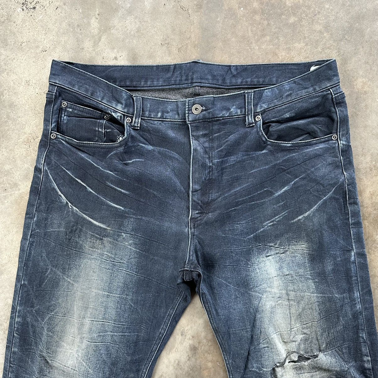 Japanese Brand Vintage Japanese Faded Distressed Denim Jean Pant W40 Size US 40 / EU 56 - 3 Thumbnail
