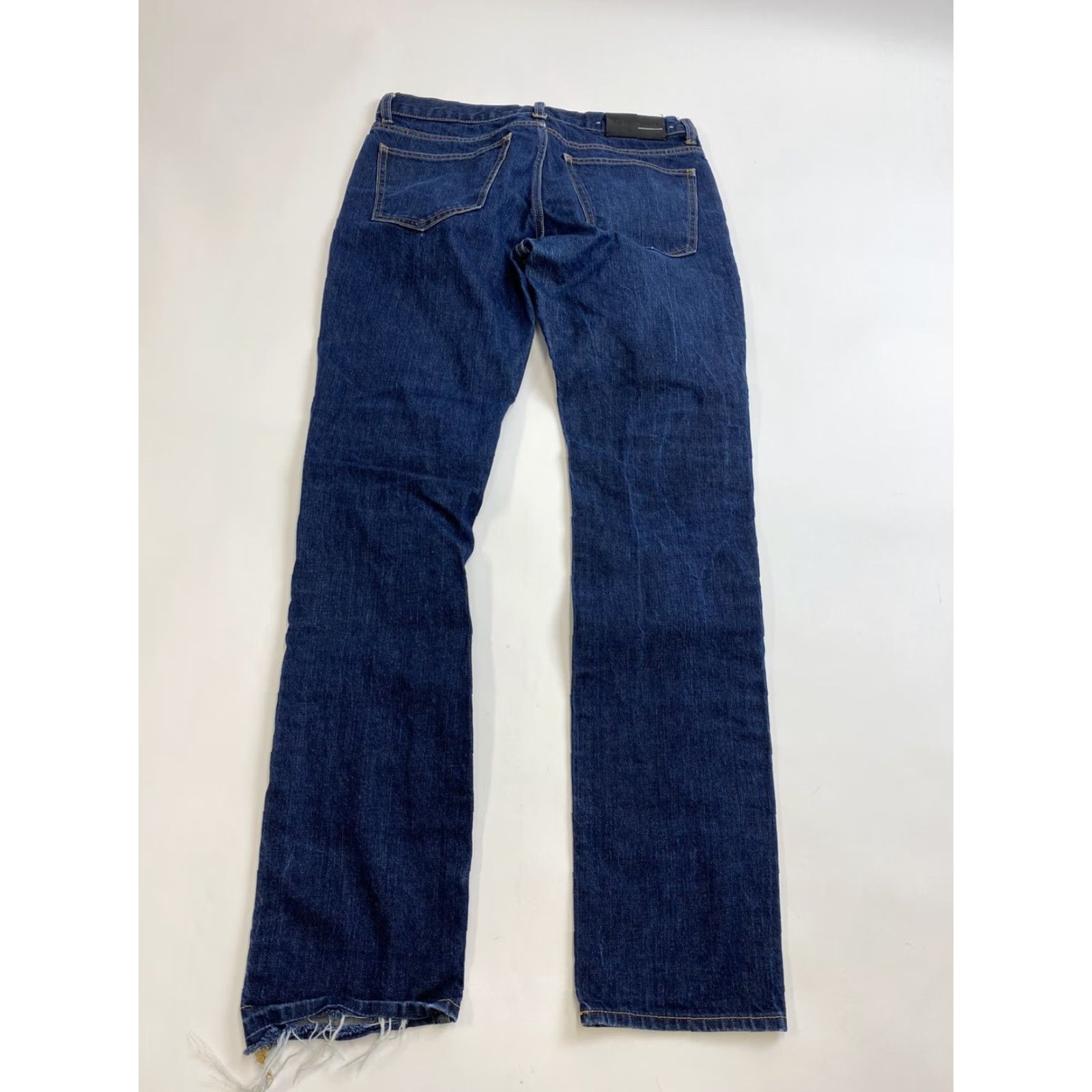 Denime VINTAGE Black Denim Jeans Mens 31x32 Dark Wash Straight Regular Size US 31 - 2 Thumbnail