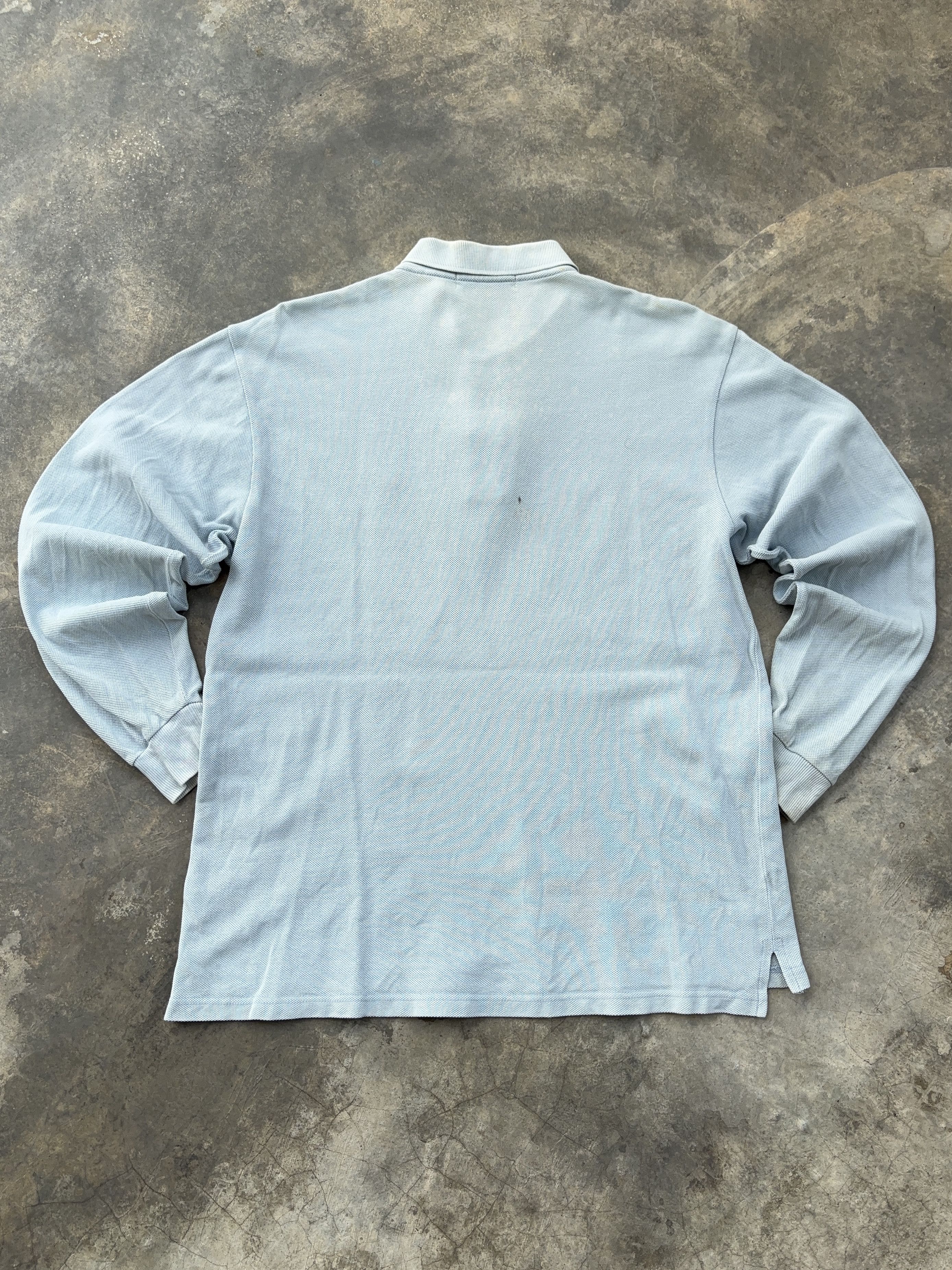 Polo Ralph Lauren Polo Club Blue Long Sleeve Vintage Polo Shirt Size US M / EU 48-50 / 2 - 9 Thumbnail