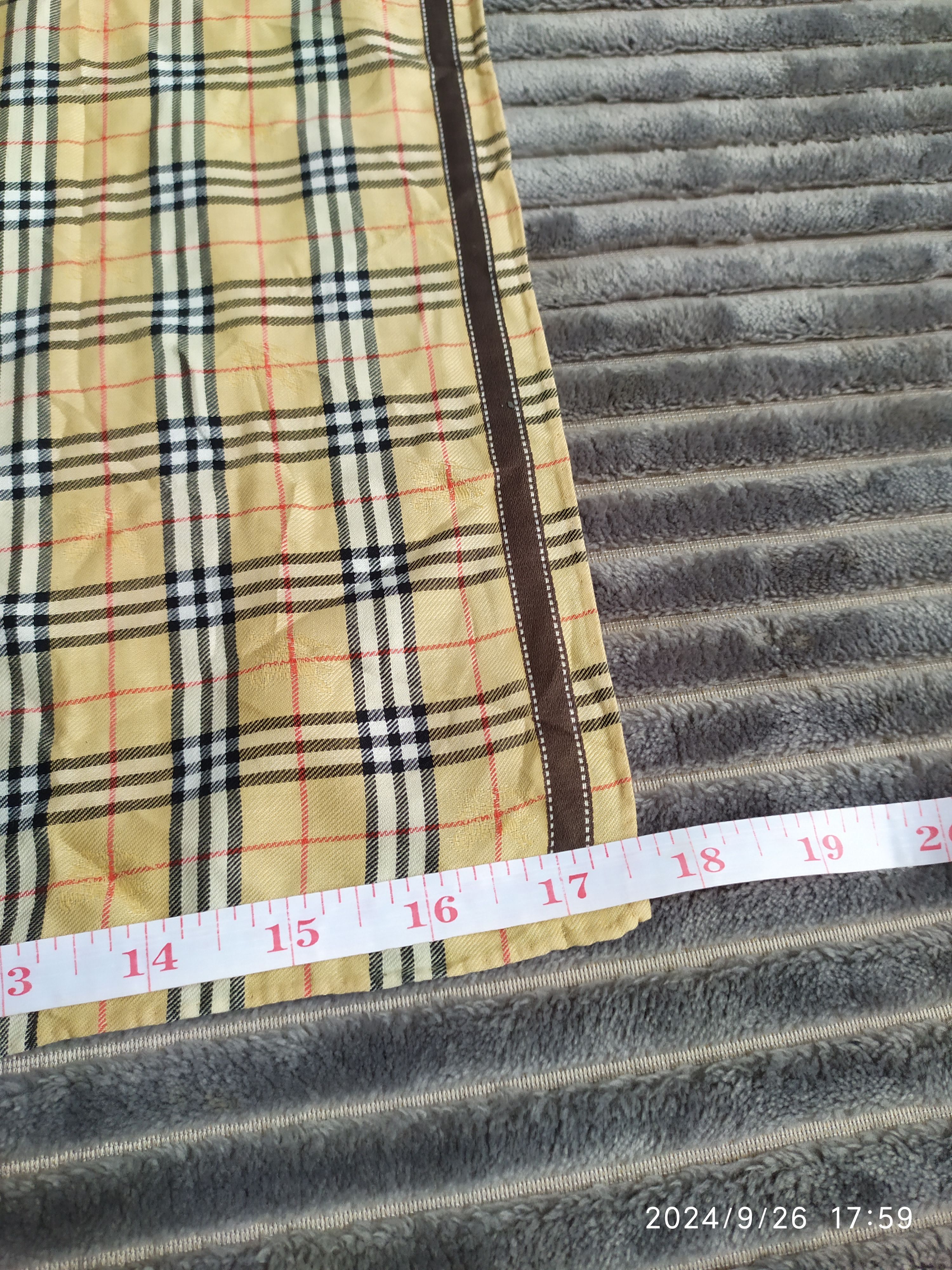Burberry × Vintage Vintage Burberry Handkerchief Neckerchief Bandana Size ONE SIZE - 4 Thumbnail