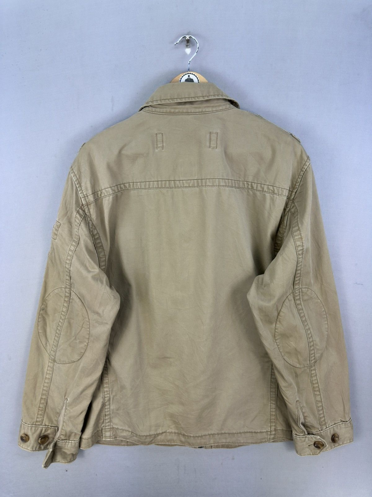 Gap Vintage Y2K Gap Khaki Utility Tactical Jacket Size US XL / EU 56 / 4 - 4 Thumbnail
