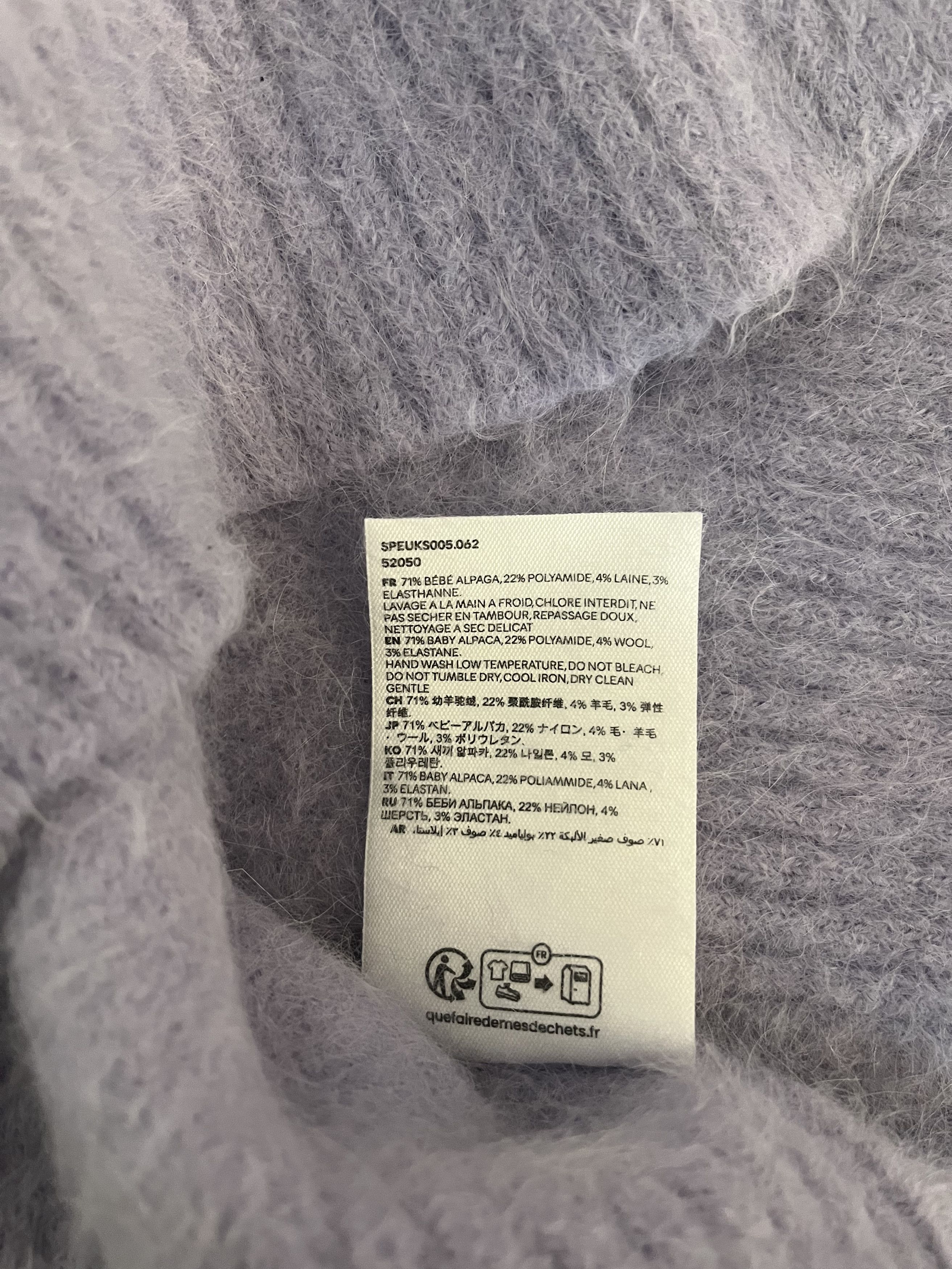 AMI Ami De Coeur Wool Sweater Size S / US 4 / IT 40 - 6 Thumbnail