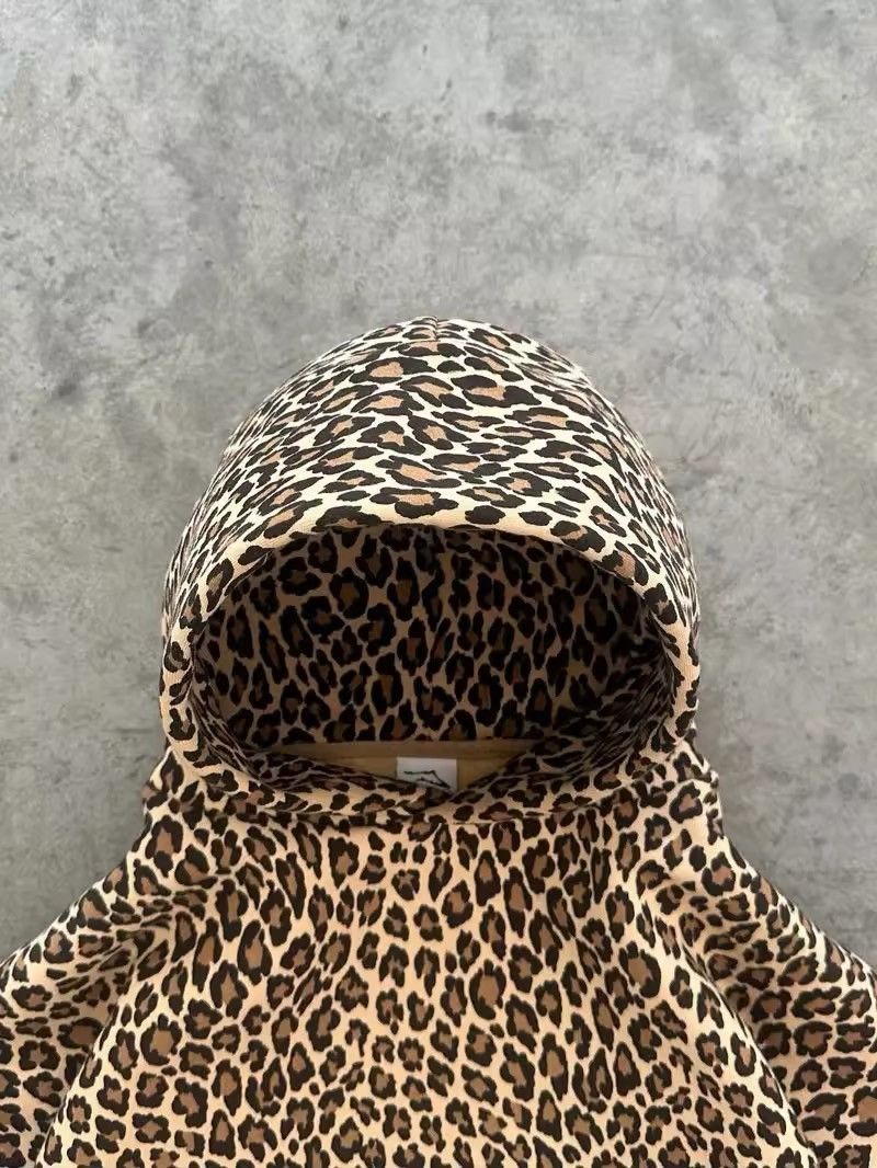 Other Vintage Leopard Print Hooded Sweater Size US XL / EU 56 / 4 - 3 Thumbnail