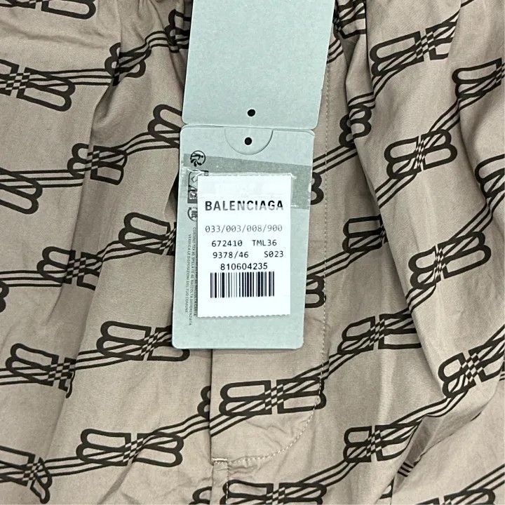 Balenciaga Balenciaga Balenciaga SS22 Logo Print Casual Shorts -2507 Size US 44 / EU 60 - 3 Thumbnail