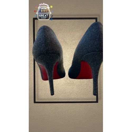 Christian Louboutin Christian Louboutin Womens Peep Toe Heels Size 7US/37.5EU Gr Size US 7 / IT 37 - 6 Thumbnail