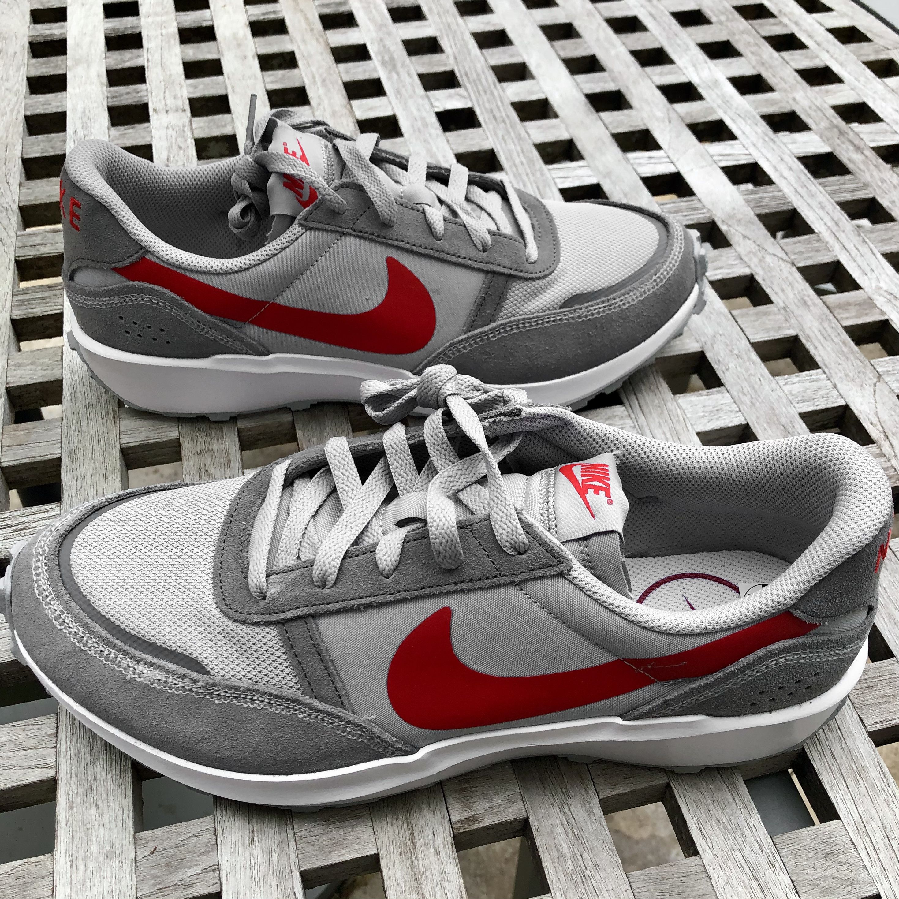 Nike Nike Waffle Nav Gray Red Sneakers Shoes Sz 9.5 Size US 9.5 / EU 42-43 - 1 Thumbnail