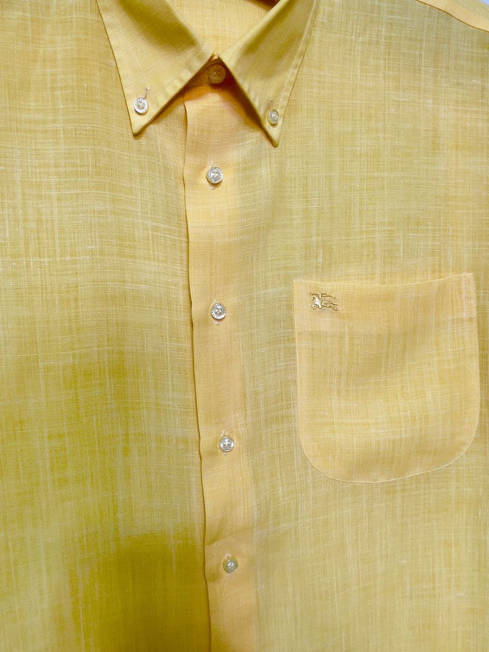 Burberry 🔥 Burberry summer shirt lino linen size xl Size US XL / EU 56 / 4 - 4 Thumbnail
