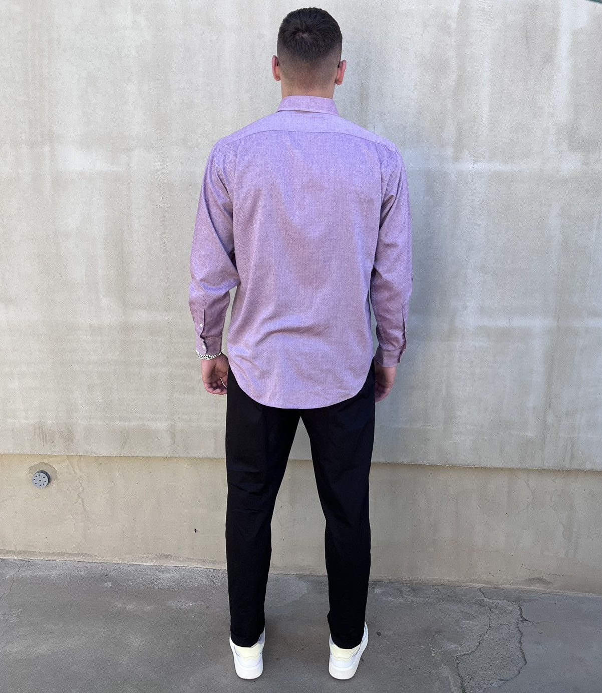 Yves Saint Laurent YSL Men’s Shirt Size 39/15.5 Pink Embroidered Logo Vintage Size US L / EU 52-54 / 3 - 2 Thumbnail
