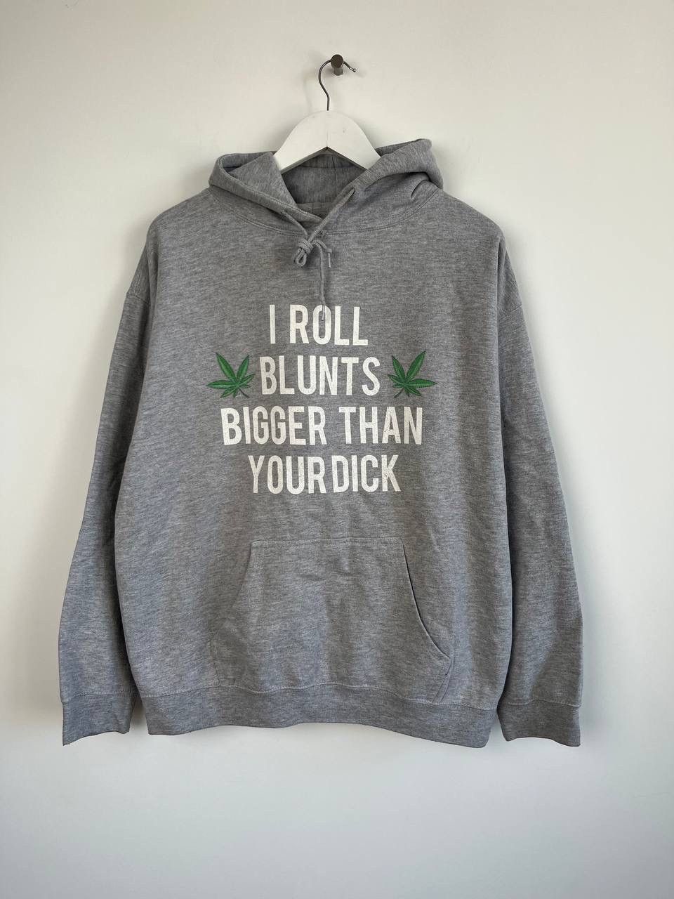Other Vintage I Roll Blunts Bigger Than Your Dick Humor Hoodie Size US M / EU 48-50 / 2 - 1 Thumbnail