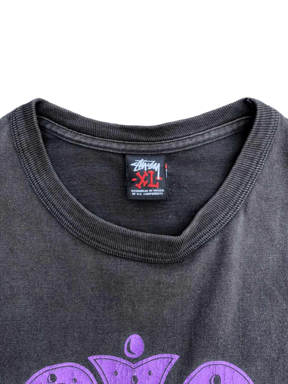 Stussy Vintage Y2K Stussy Peace Is King Long Sleeve Tee Sunfaded Size US XL / EU 56 / 4 - 20 Thumbnail