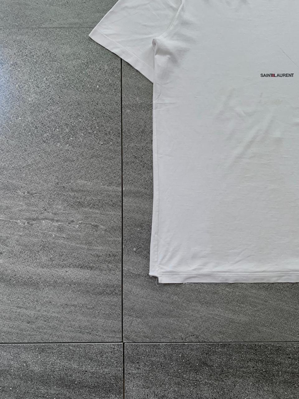 Saint Laurent Paris FREE TAX! Logo tee by Hedi Slimane Size US S / EU 44-46 / 1 - 3 Thumbnail