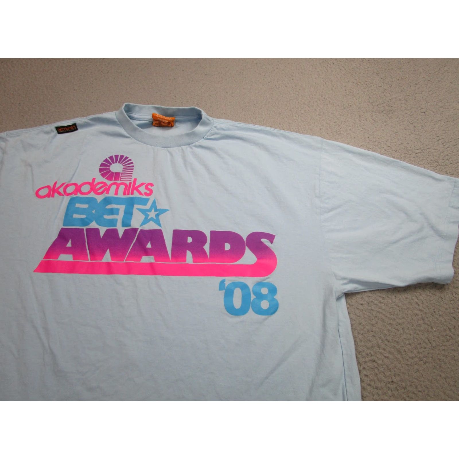 Akademiks VINTAGE Akademiks BET Awards Shirt Mens 2XL Blue 2008 Graphic Tee Hip Hop Promo Mens T-Shirt 2000s Back Print Size US XXL / EU 58 / 5 - 2 Thumbnail